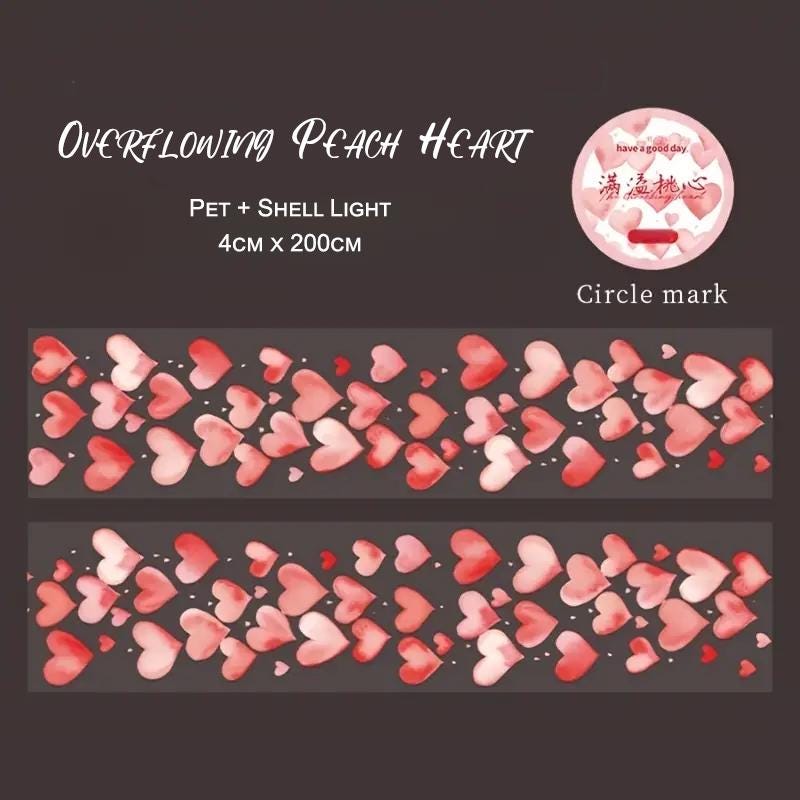 PET TAPE Throbbing Heart Serie, 4x200cm