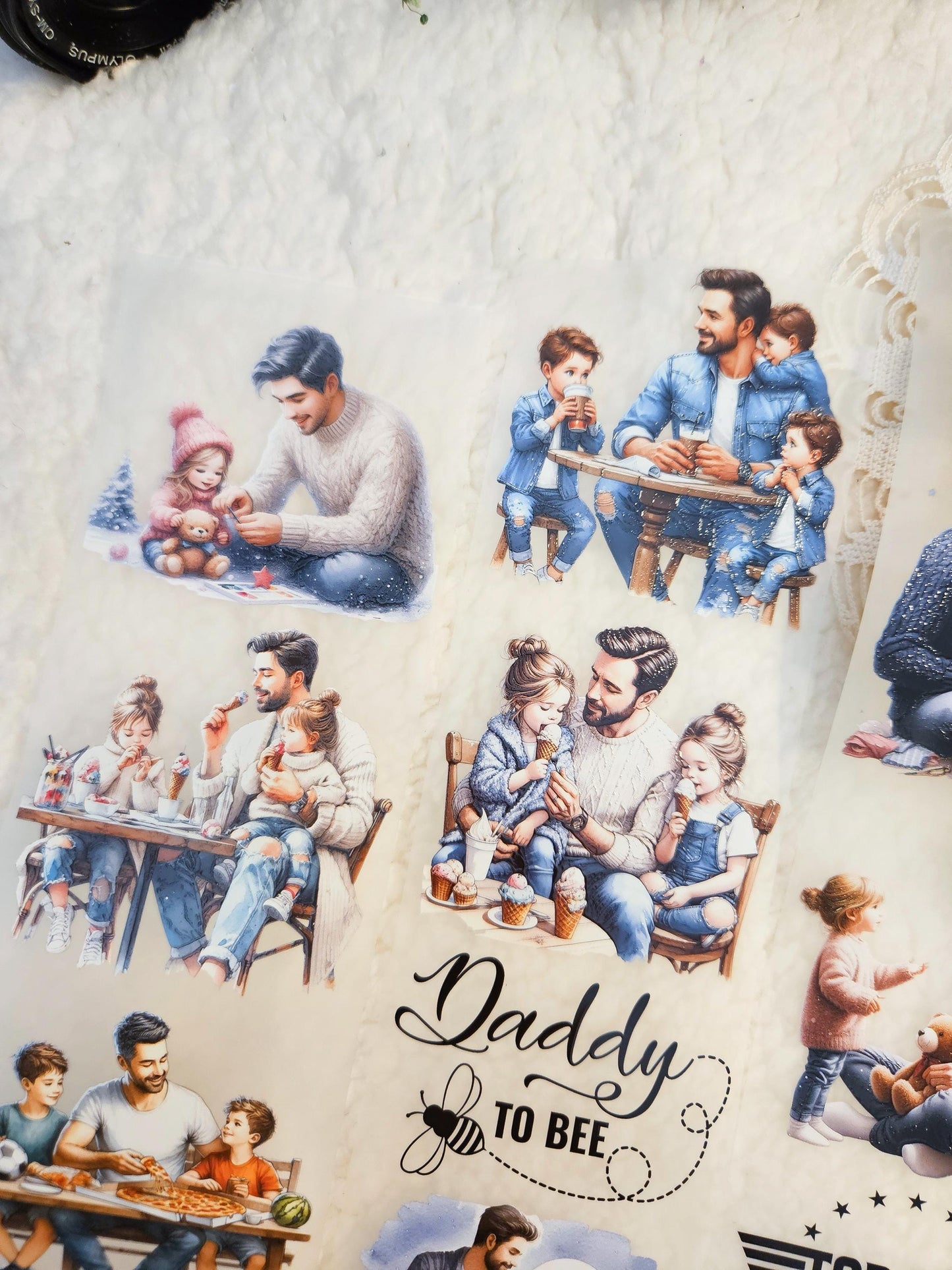 Dad's Time, Crystal Ink, LOOP 7x100cm