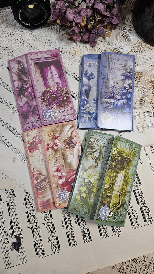 Fancy Material Paper + Vellum, 20 pcs