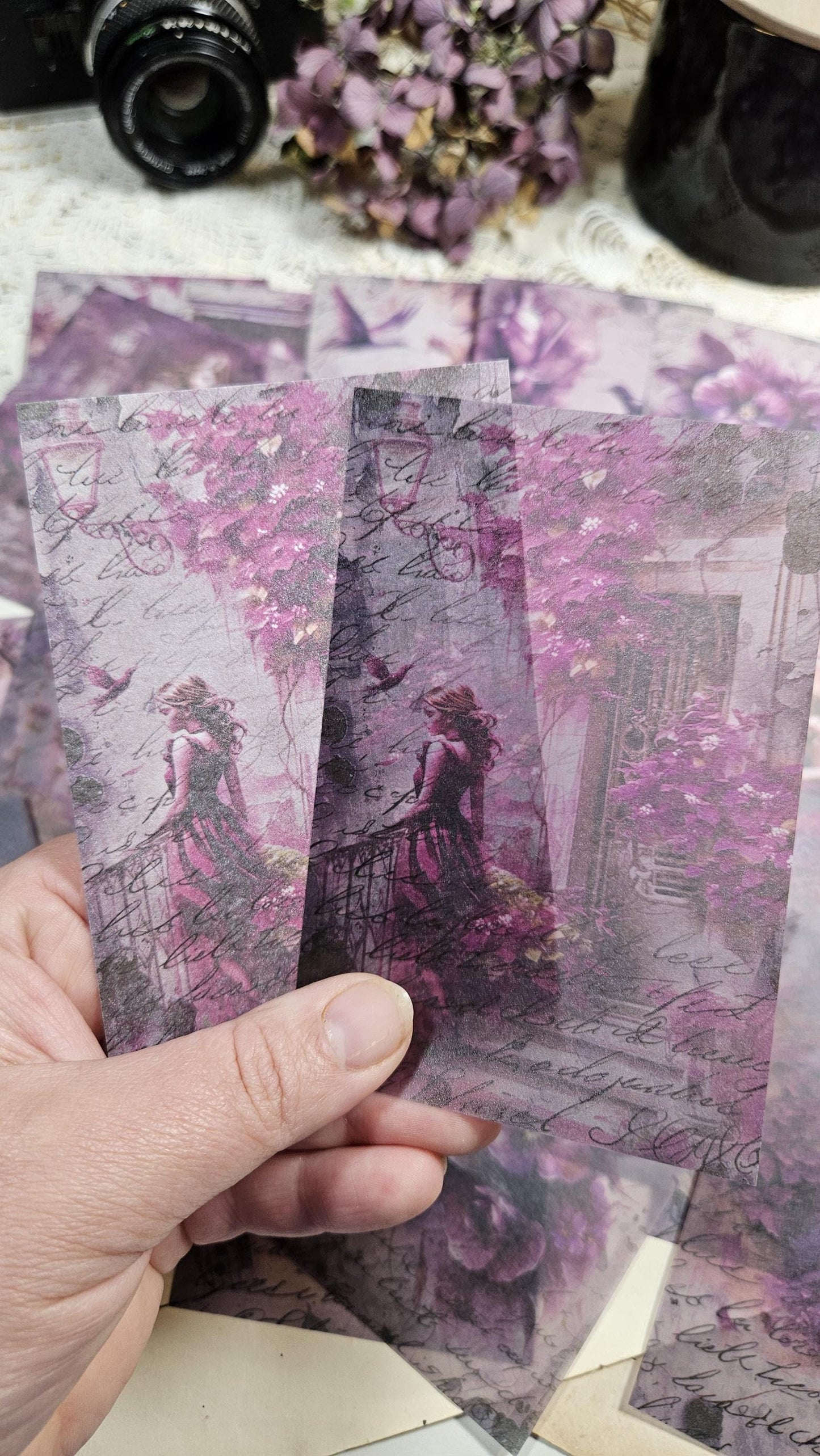Fancy Material Paper + Vellum, 20 pcs