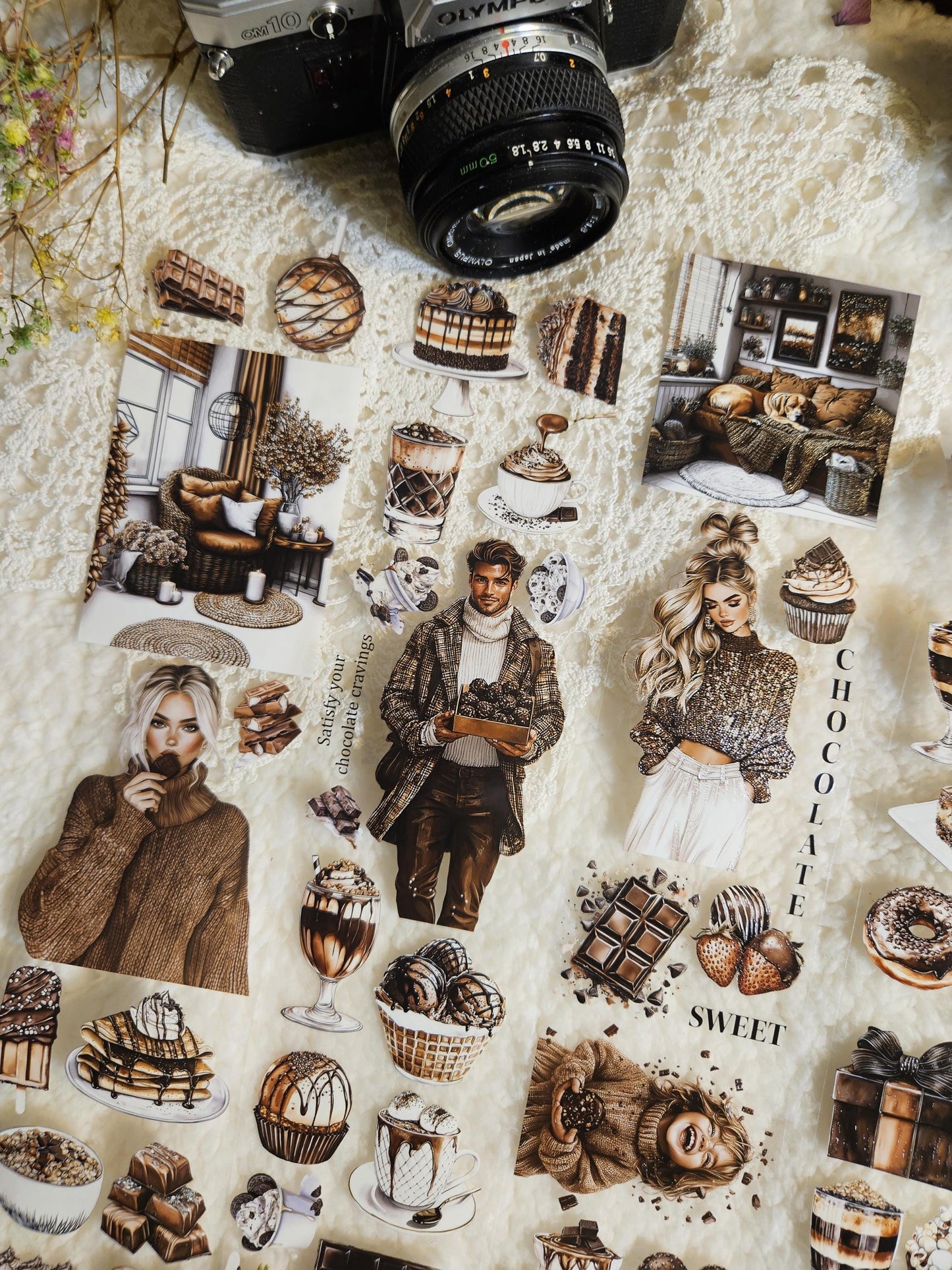 My Chocolate, Crystal Ink, PET TAPE |  Scrapbooking  Card Making  Art Journaling  Paper Craft  Junk Journal