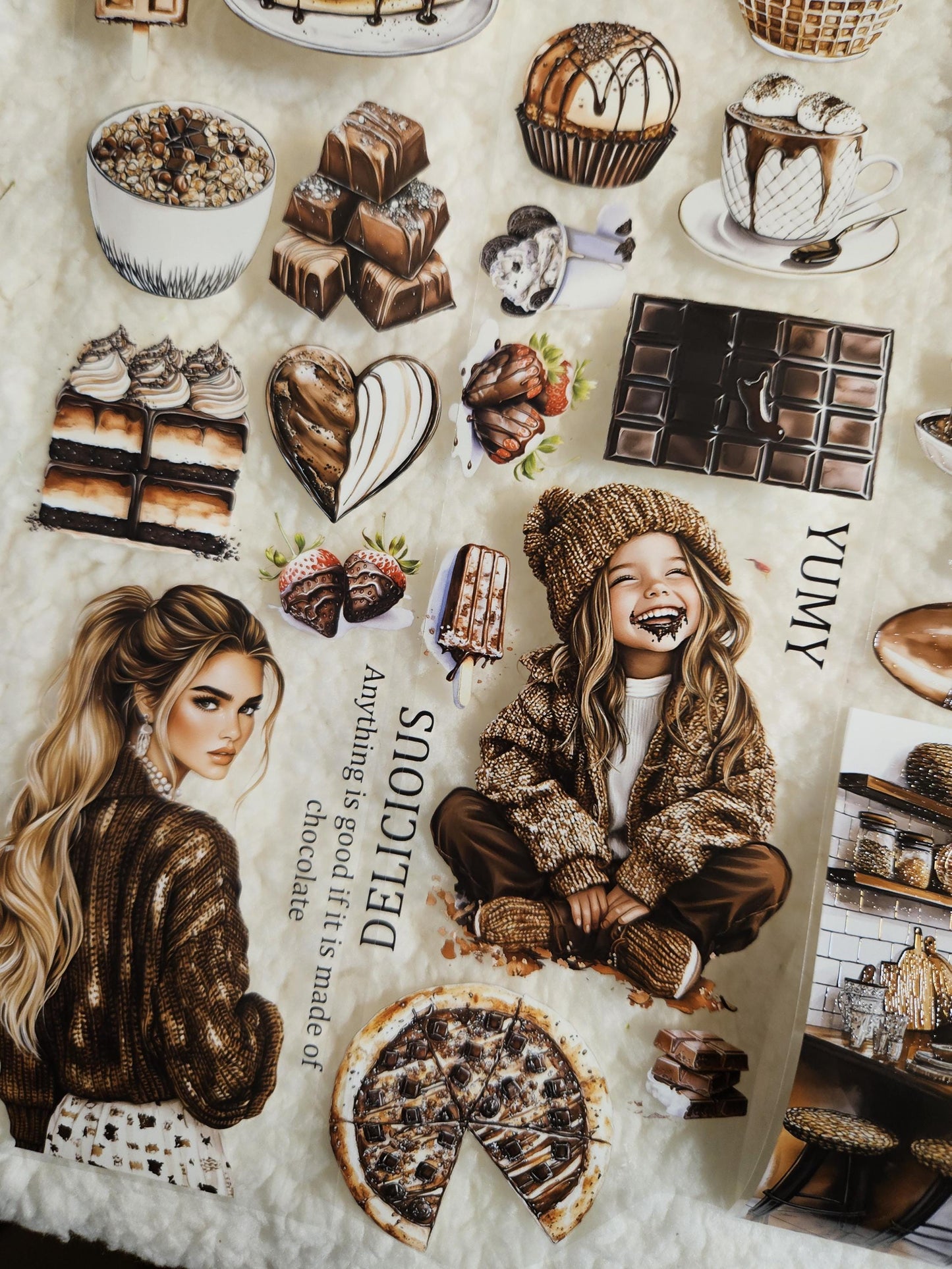 My Chocolate, Crystal Ink, PET TAPE |  Scrapbooking  Card Making  Art Journaling  Paper Craft  Junk Journal