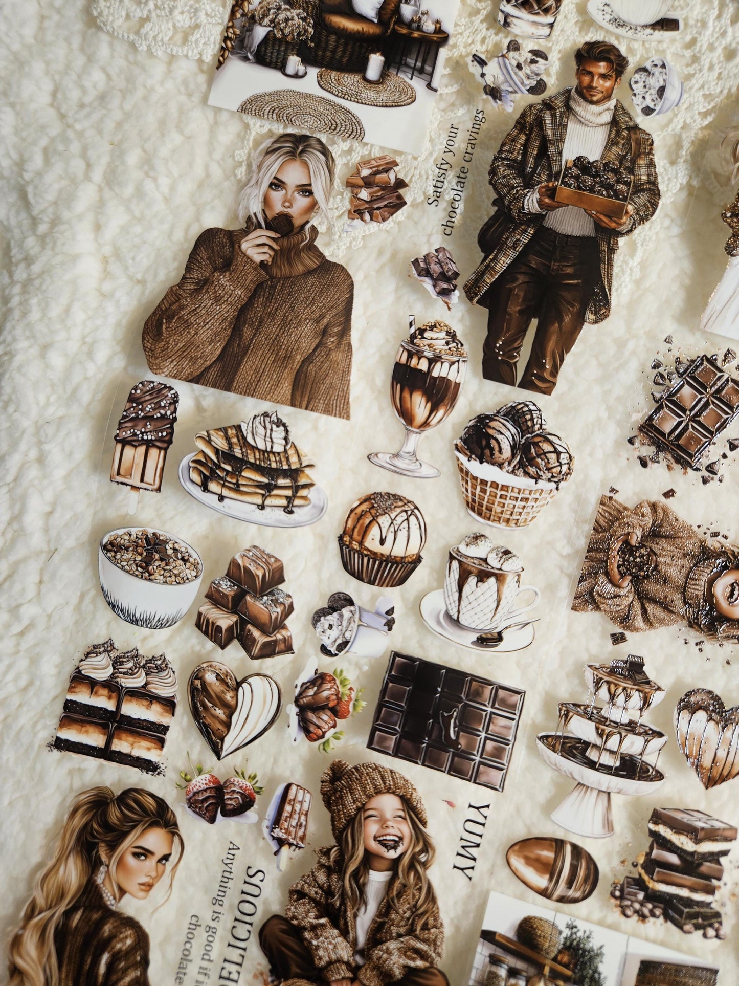 My Chocolate, Crystal Ink, PET TAPE |  Scrapbooking  Card Making  Art Journaling  Paper Craft  Junk Journal