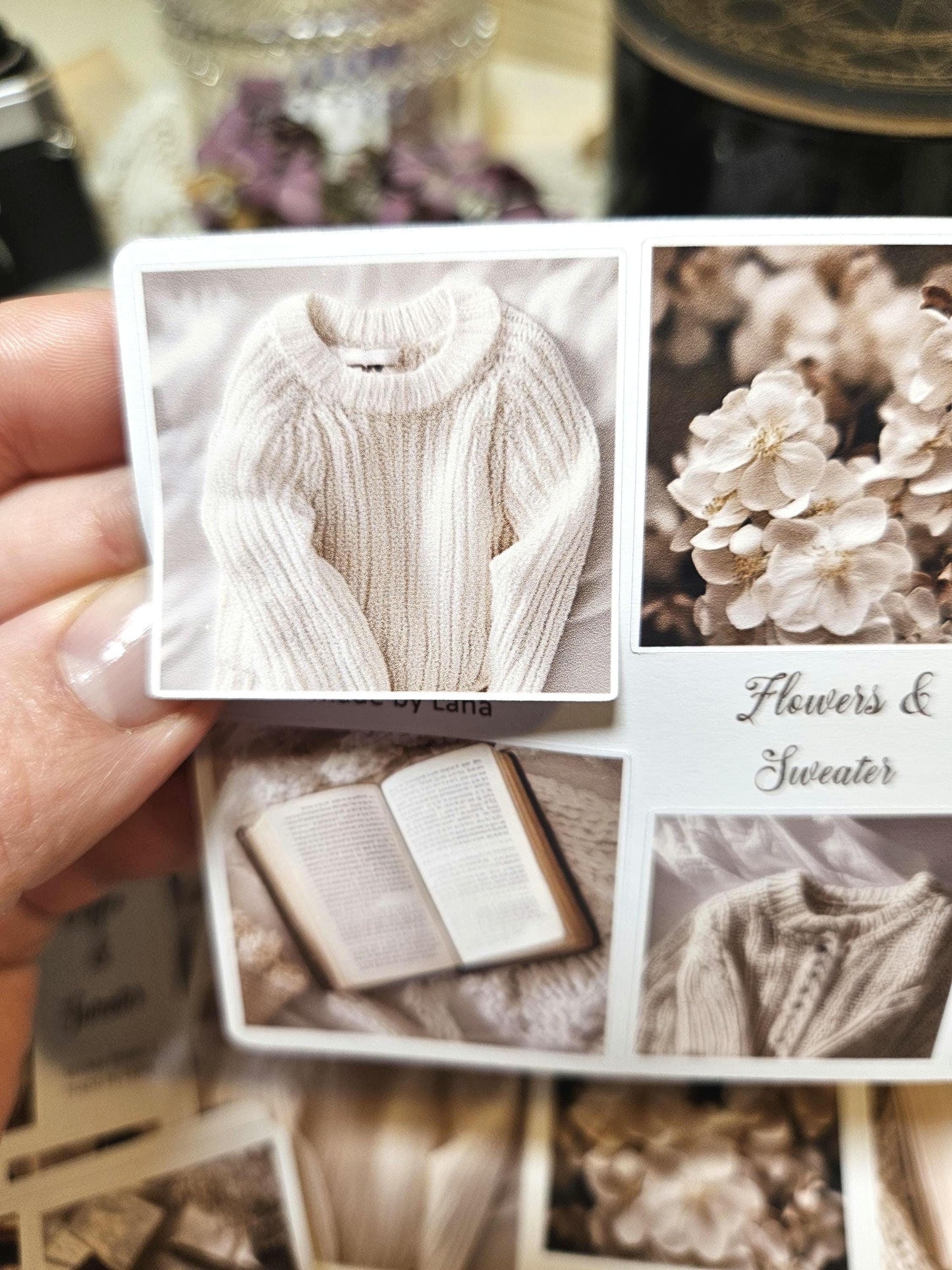 Coffee Aesthetic Themed Stickers Sheet A5 or A6 | • Scrapbooking • Card Making • Art Journaling • Paper Craft • Junk Journal
