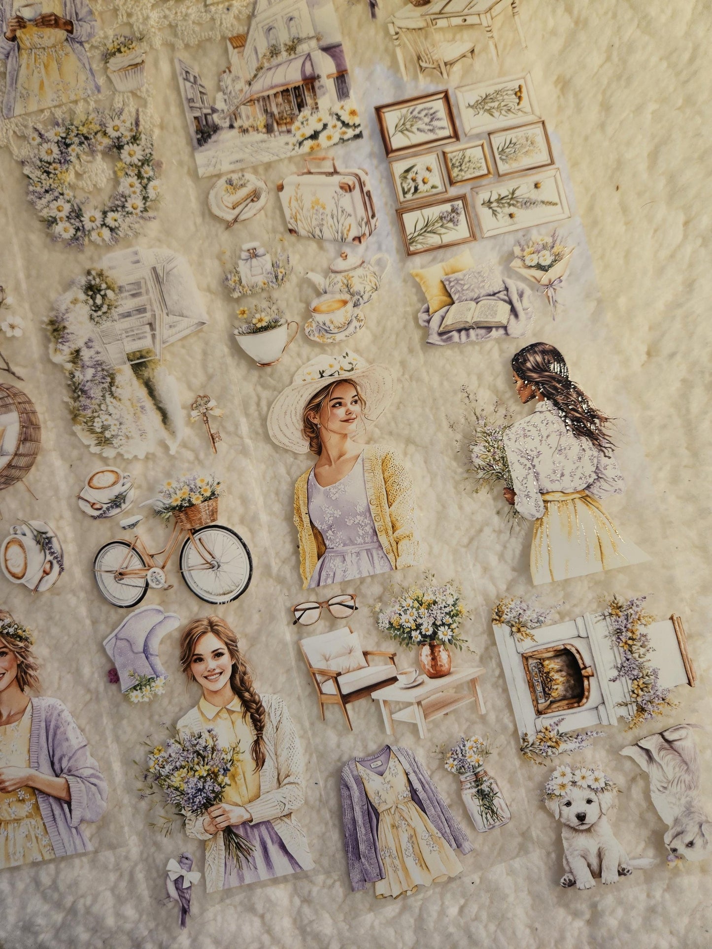 Spring in Cottage, Crystal Ink, PET TAPE, 7 cm wide |  Scrapbooking  Card Making  Art Journaling  Paper Craft  Junk Journal