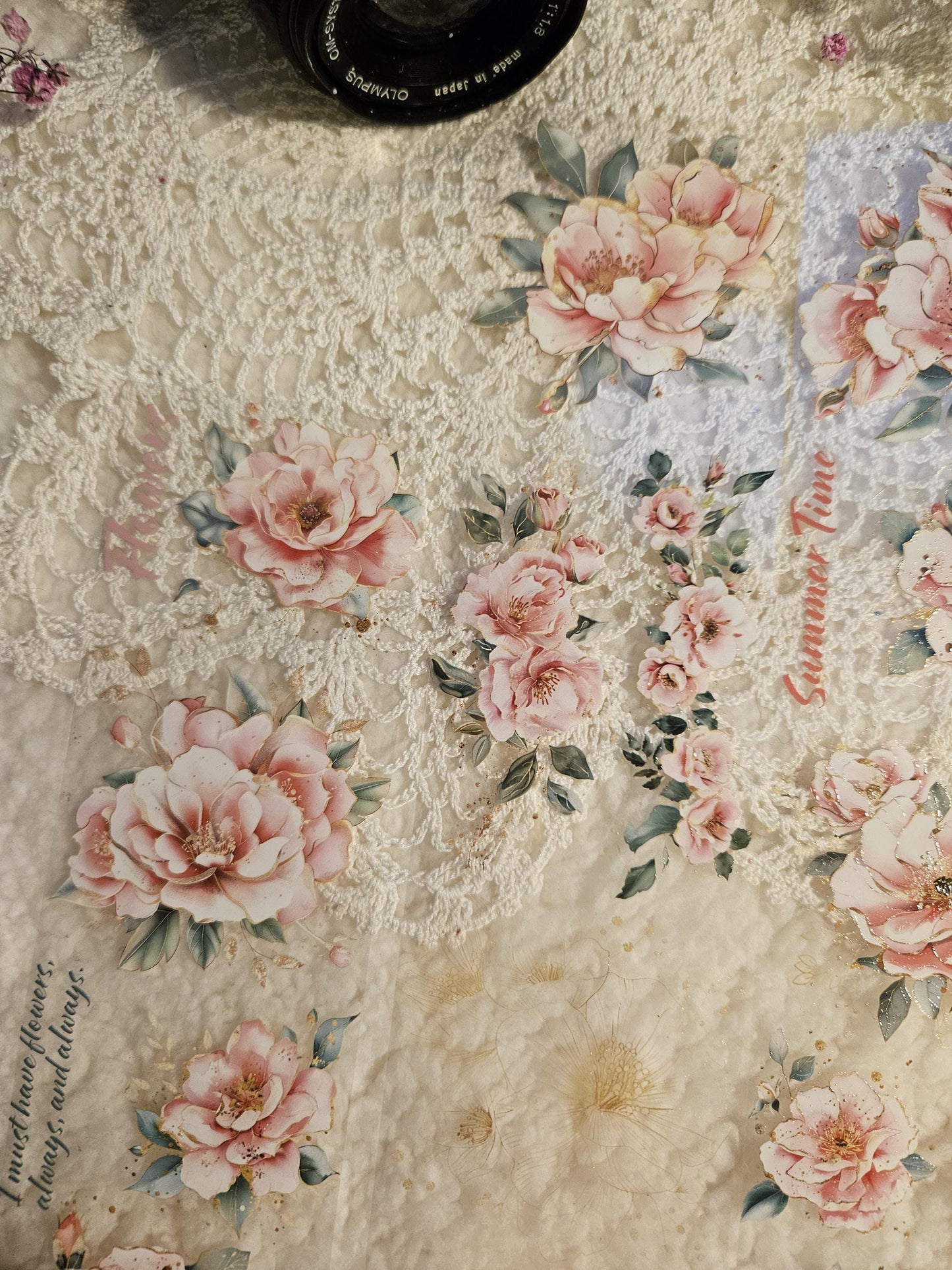 Defected Wild Rose Sparkle, Crystal Ink, PET TAPE, 6 cm wide |  Scrapbooking  Card Making  Art Journaling  Paper Craft  Junk Journal