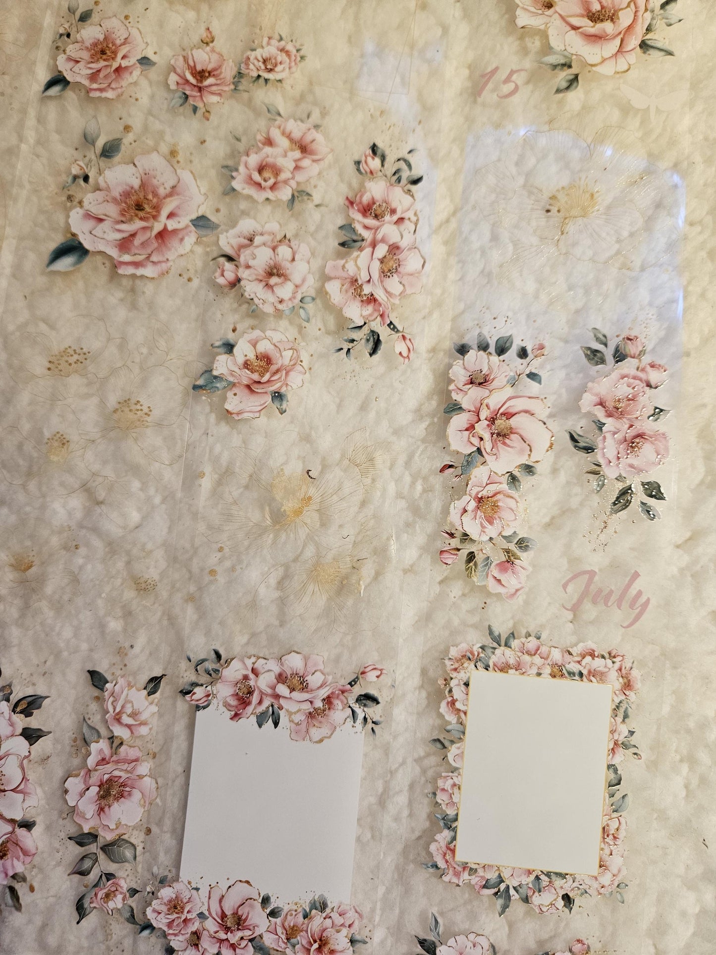 Defected Wild Rose Sparkle, Crystal Ink, PET TAPE, 6 cm wide |  Scrapbooking  Card Making  Art Journaling  Paper Craft  Junk Journal