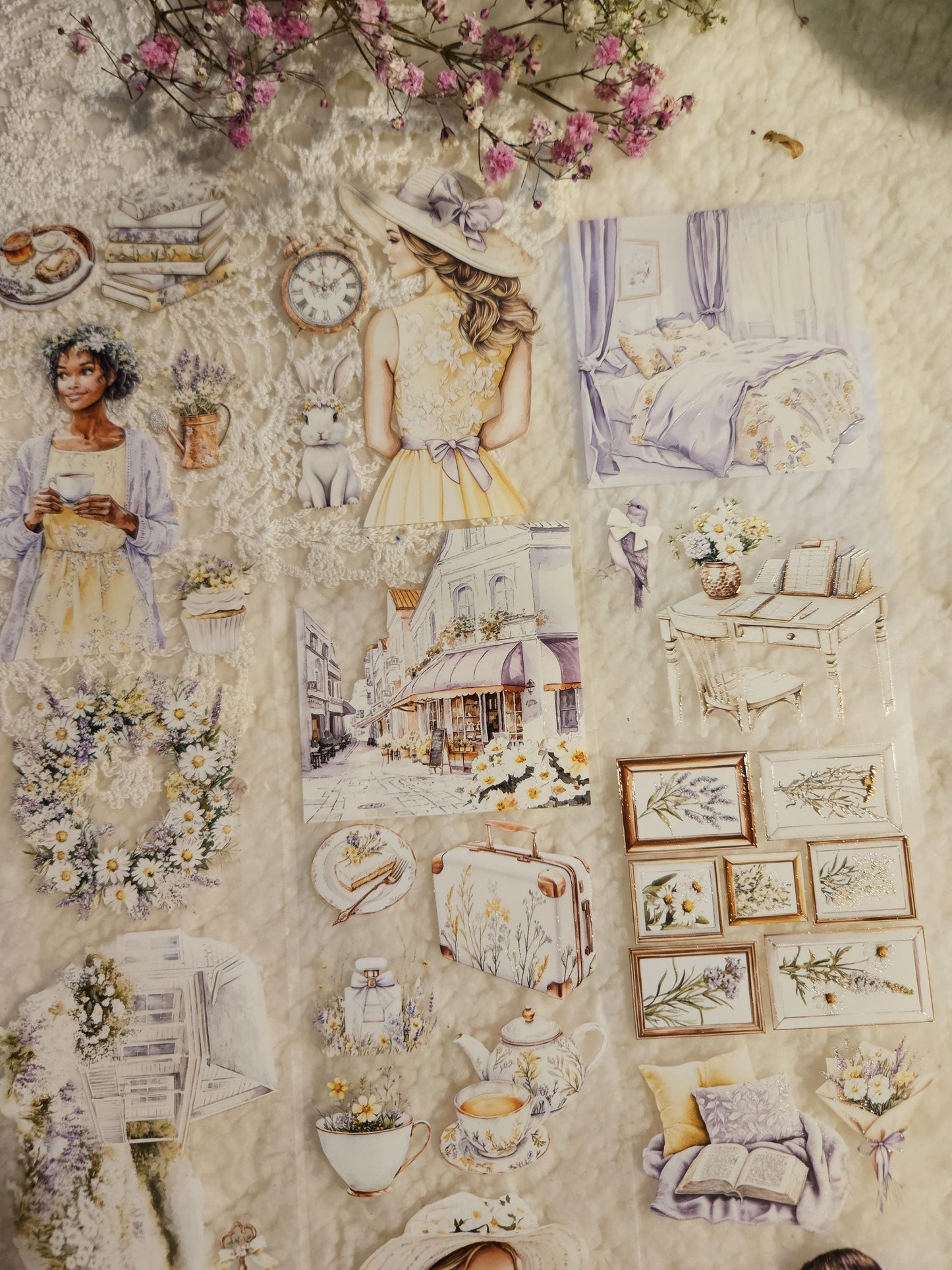 Spring in Cottage, Crystal Ink, PET TAPE, 7 cm wide |  Scrapbooking  Card Making  Art Journaling  Paper Craft  Junk Journal