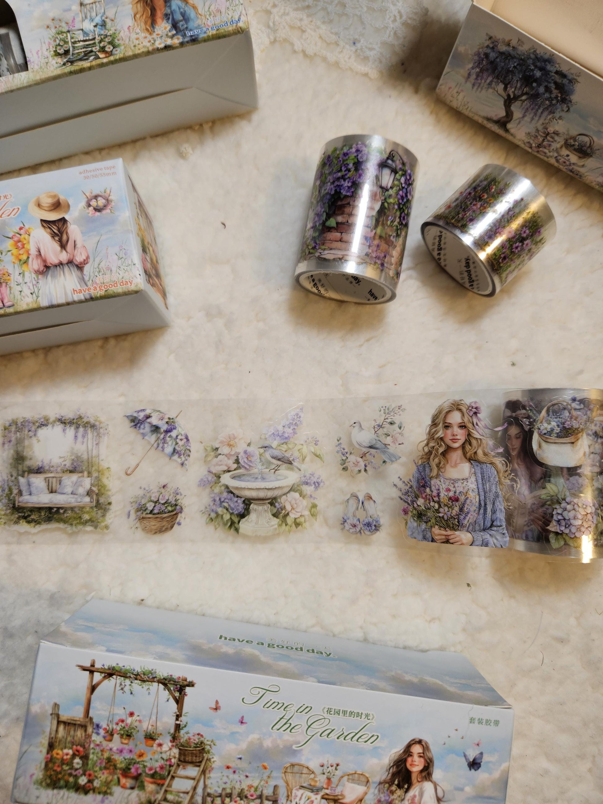 Garden Symphony — Pre-Cut PET Tape, 3 Rolls | Box Set