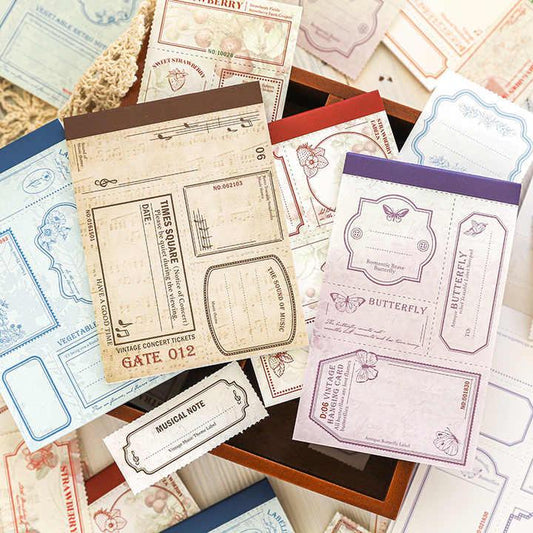 Memo Pad, 30 sheets | Scrapbooking Card Making Art Journaling Paper Craft Junk Journal