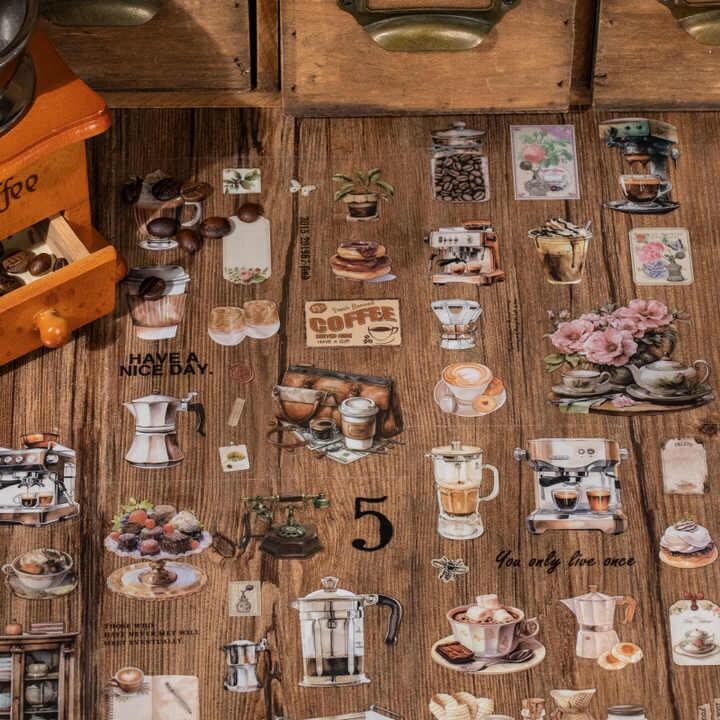 20 sheets, Pre-cut PET Sticker Book Early Spring