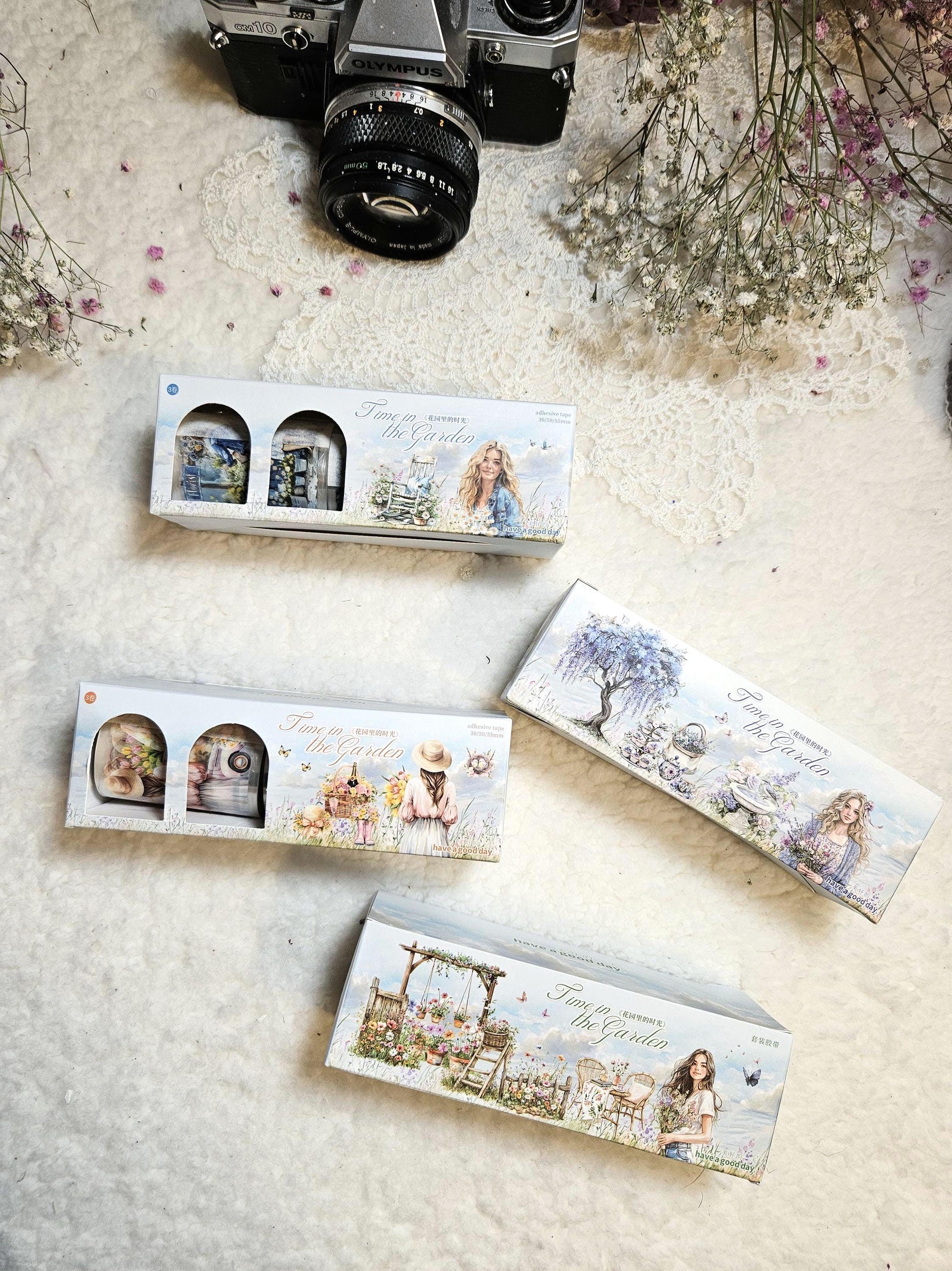 Garden Symphony — Pre-Cut PET Tape, 3 Rolls | Box Set