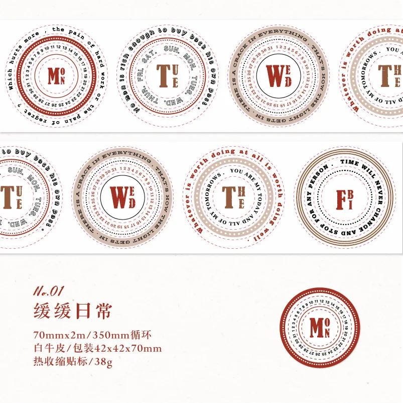 Timeless Frames — Pre-Cut PET Tape | 7 cm × 2 m