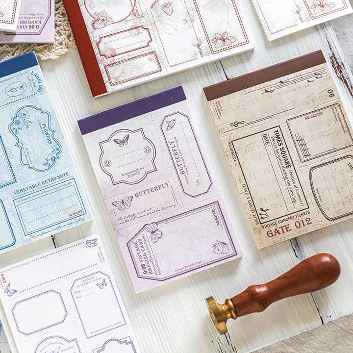 Memo Pad, 30 sheets | Scrapbooking Card Making Art Journaling Paper Craft Junk Journal