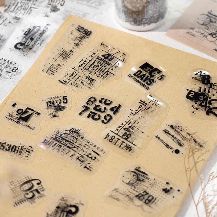 Pre -Cut Pet Tape Old Story | Scrapbooking Card Making Art Journaling Paper Craft Junk Journal