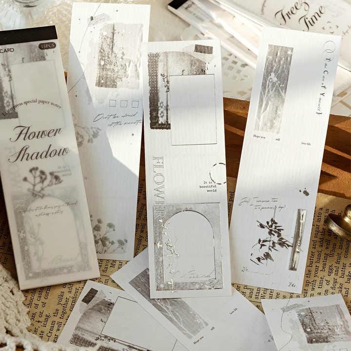 Memo Pad Vintage Stamping | 15 Sheets | Embossed Details