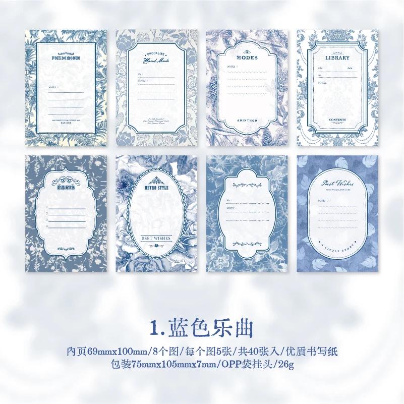 Memo Pad “Modes” 40 sheets - Scrapbooking & Journaling