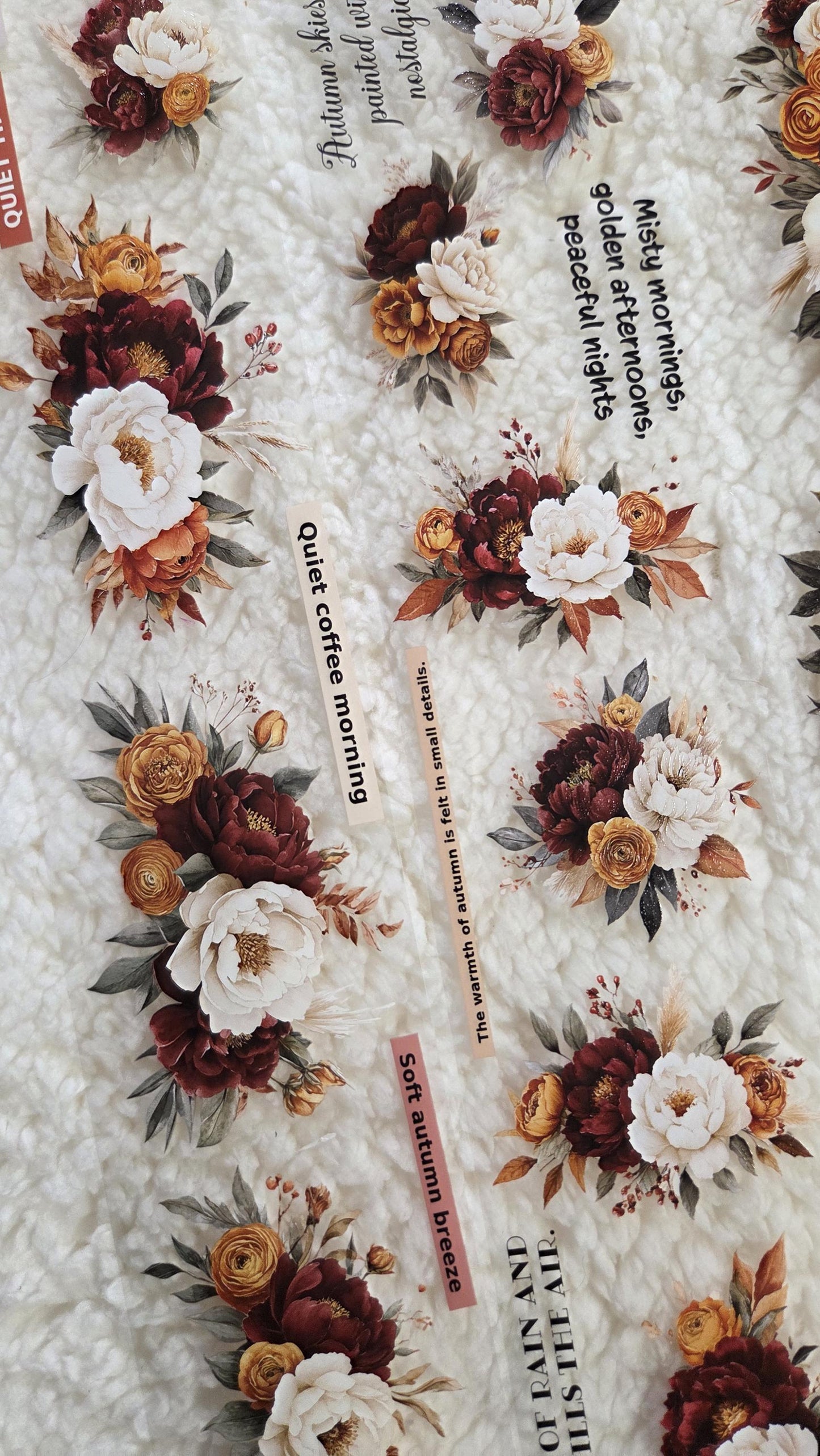 Autumn Maroon Sunset - PET Tape