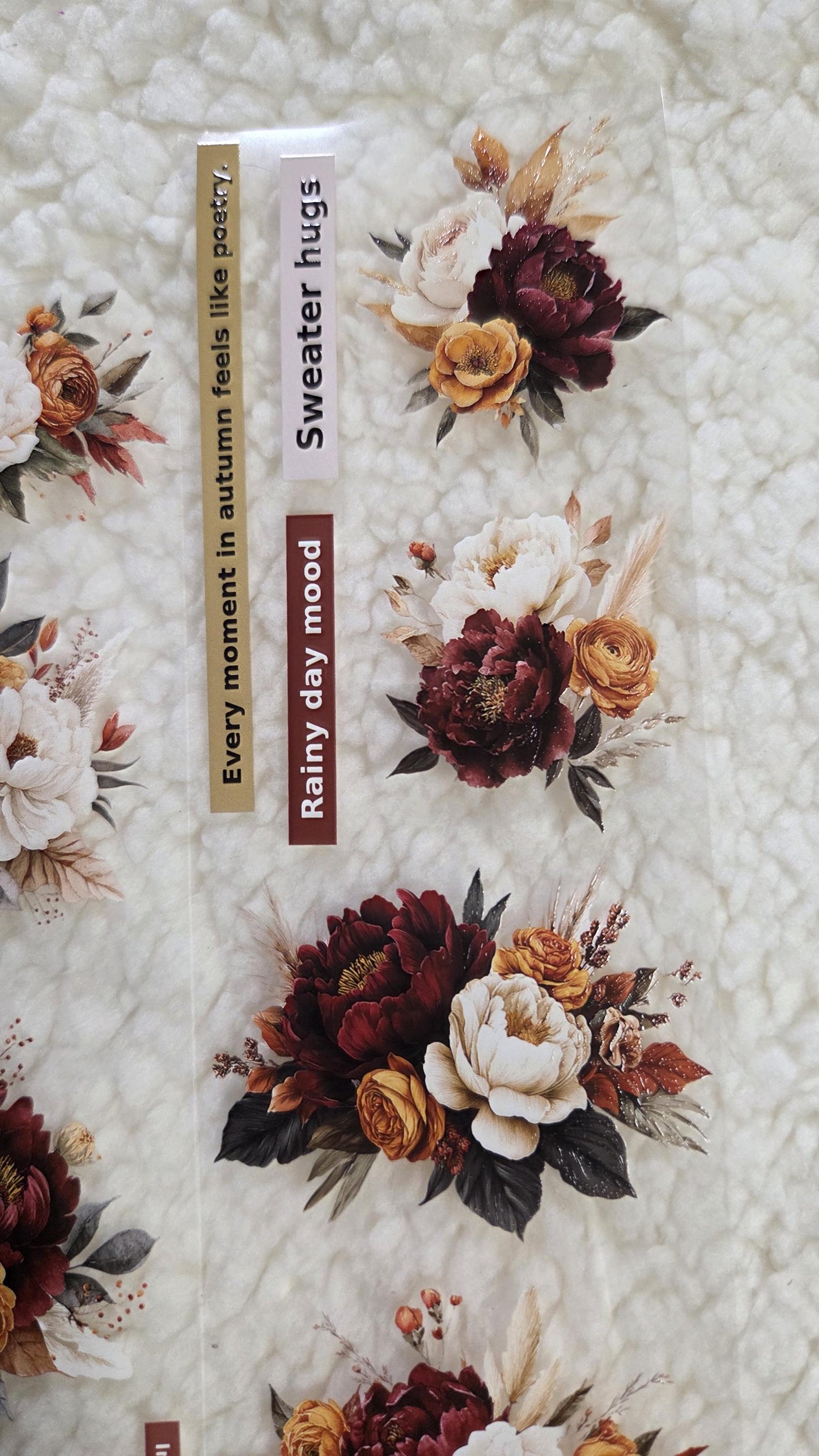 Autumn Maroon Sunset - PET Tape