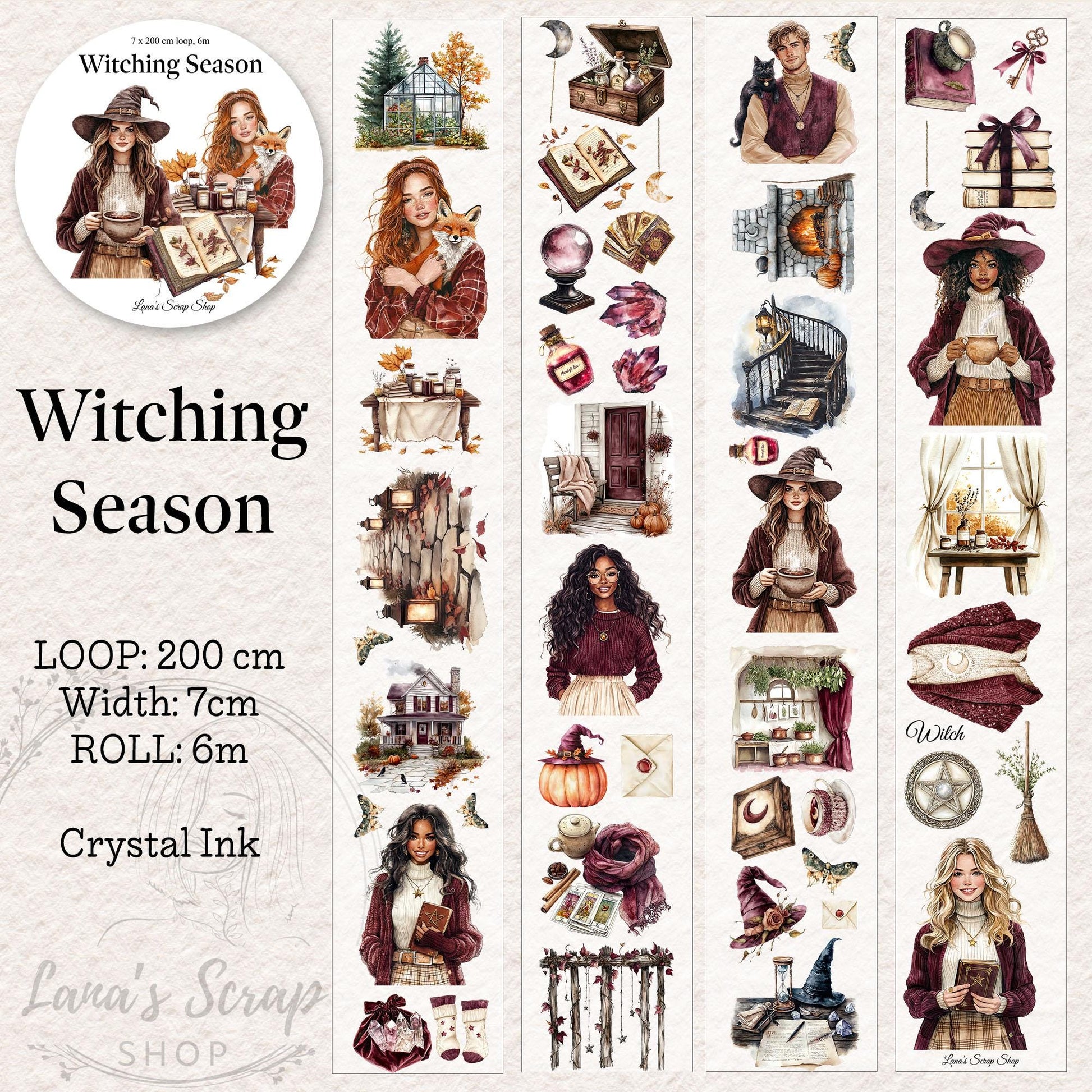 Witching Season - PET Tape | Scrapbooking & Journaling Supplies