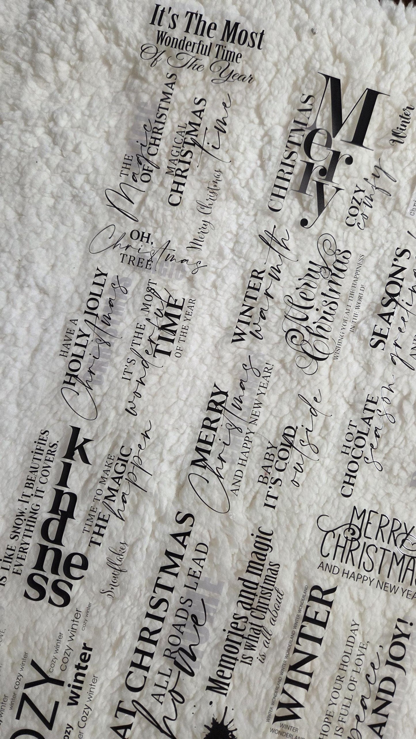 Winter Scripts - PET Tape | Scrapbooking & Journaling Supplies