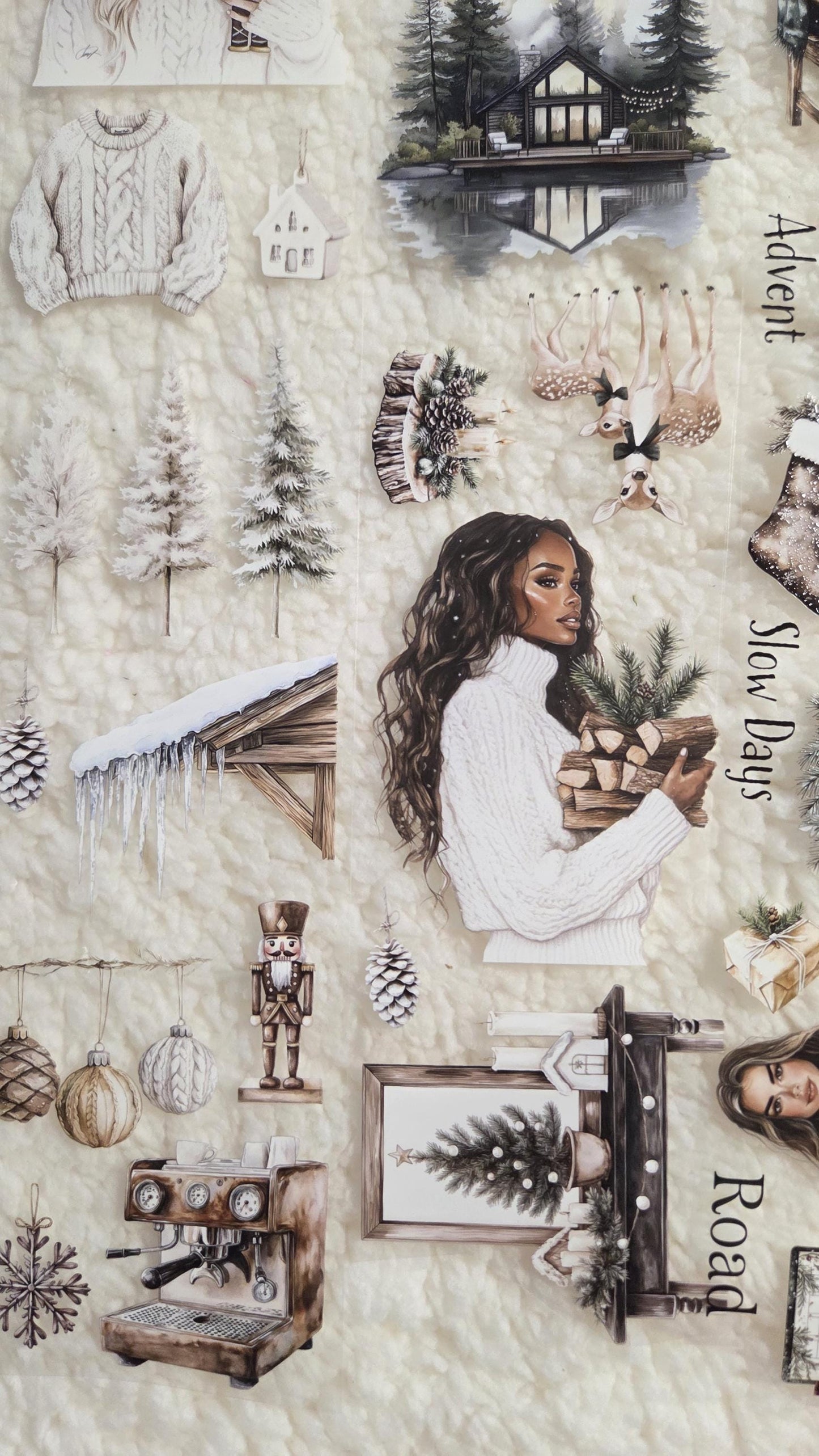 Snowy Advent Days - PET Tape | Scrapbooking & Journaling Supplies