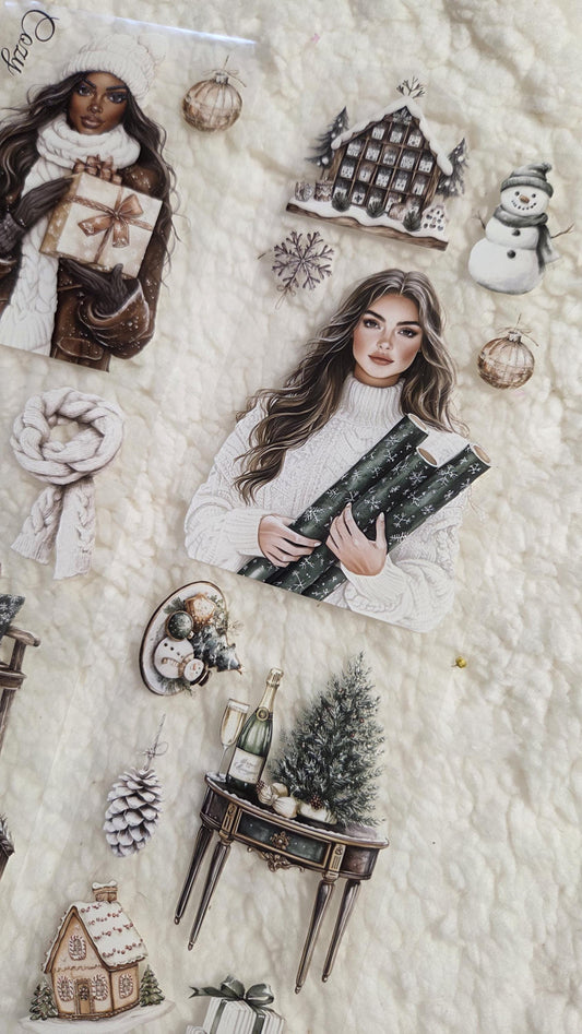 Snowy Advent Days - PET Tape | Scrapbooking & Journaling Supplies