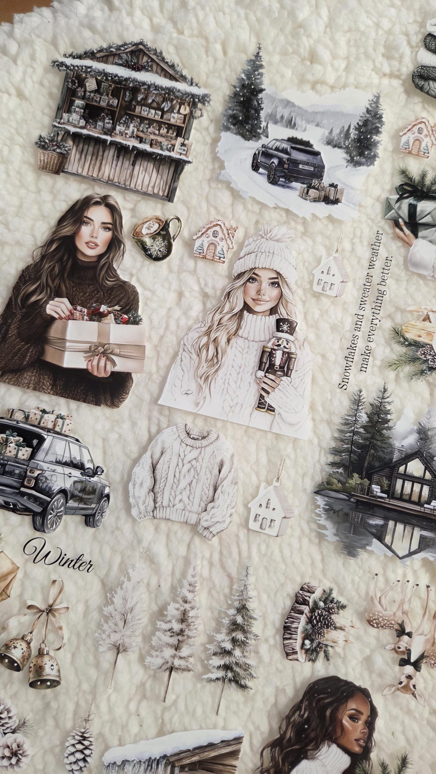 Snowy Advent Days - PET Tape | Scrapbooking & Journaling Supplies