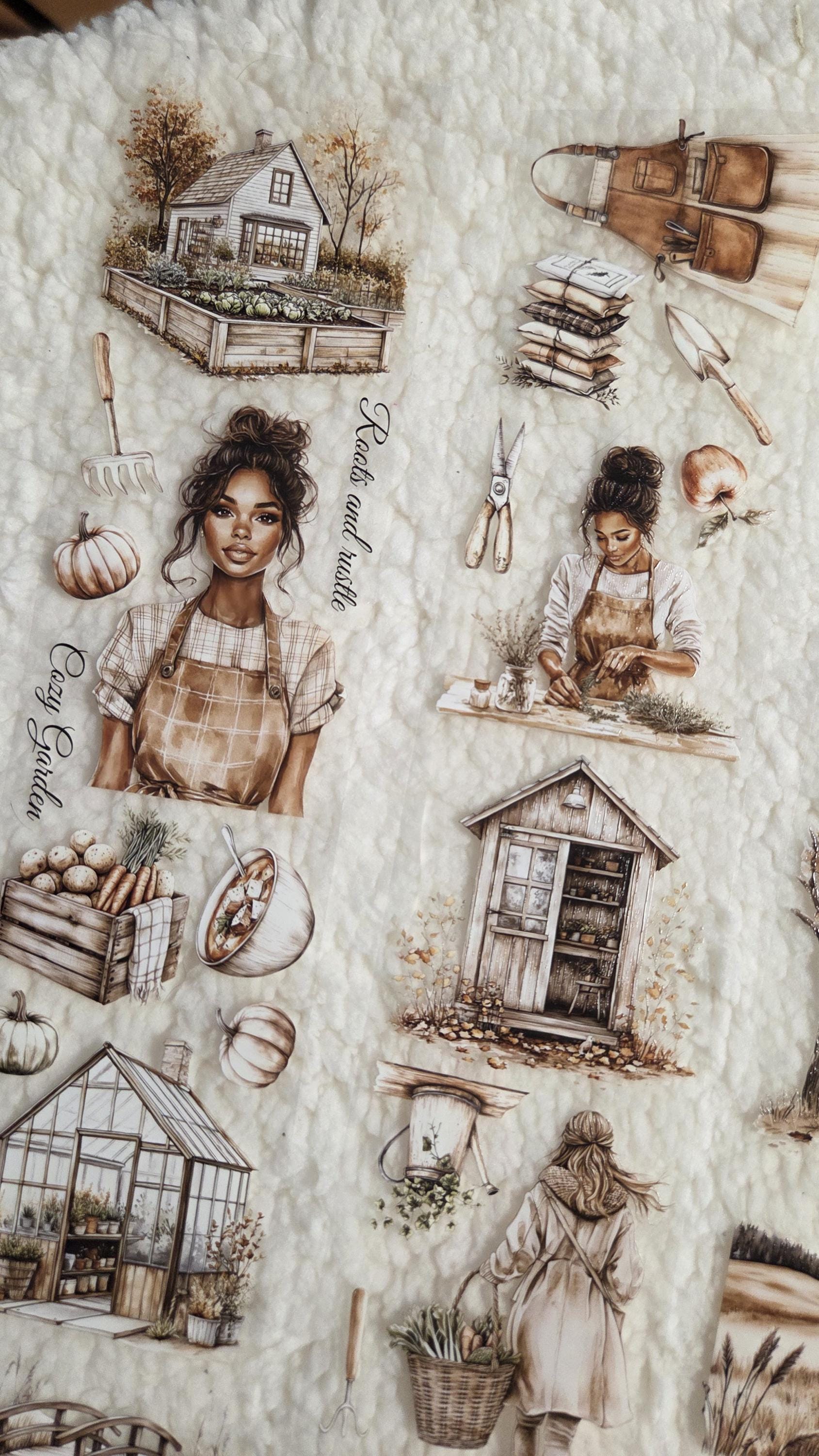 Autumn Gardening - PET Tape | Scrapbooking & Journaling Supplies