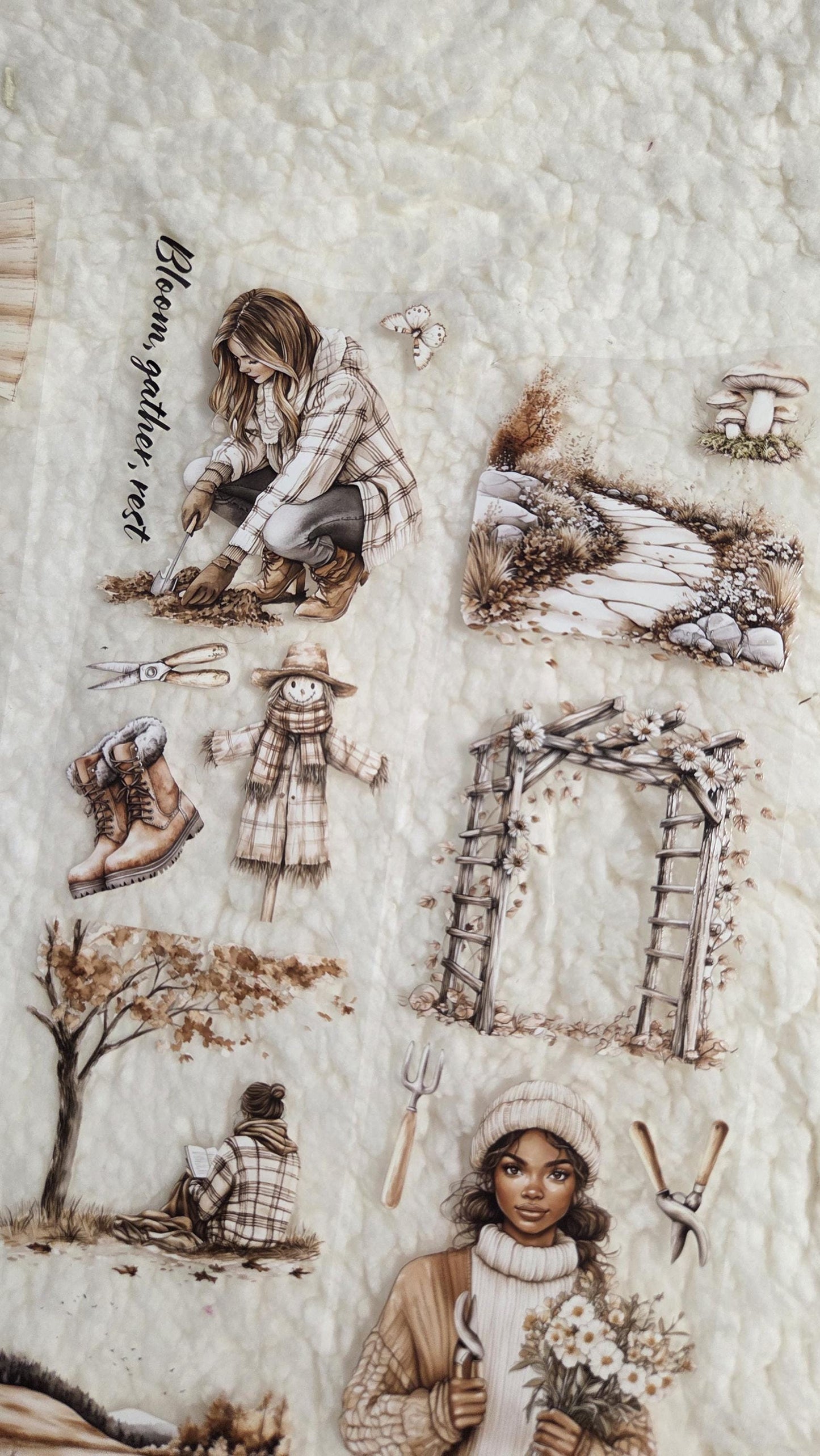 Autumn Gardening - PET Tape | Scrapbooking & Journaling Supplies