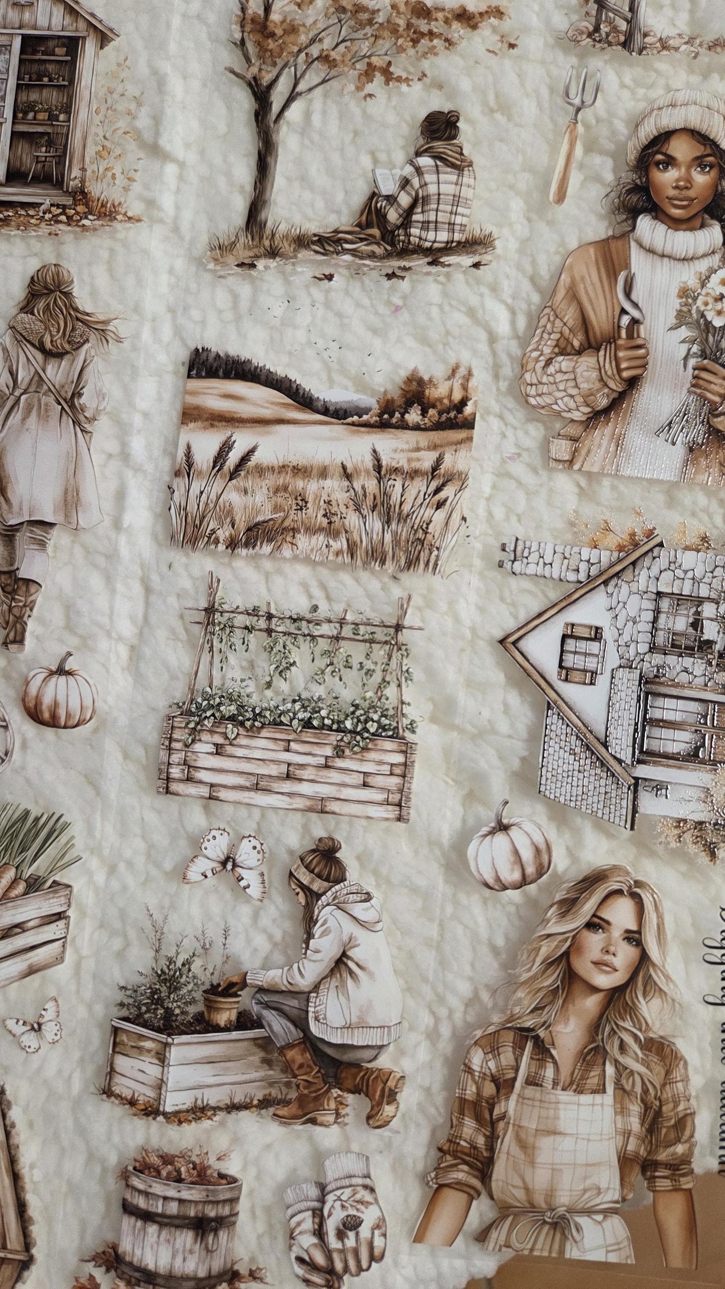 Autumn Gardening - PET Tape | Scrapbooking & Journaling Supplies