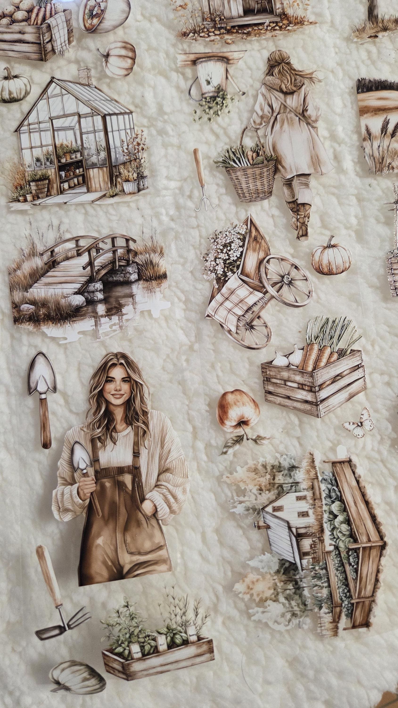 Autumn Gardening - PET Tape | Scrapbooking & Journaling Supplies