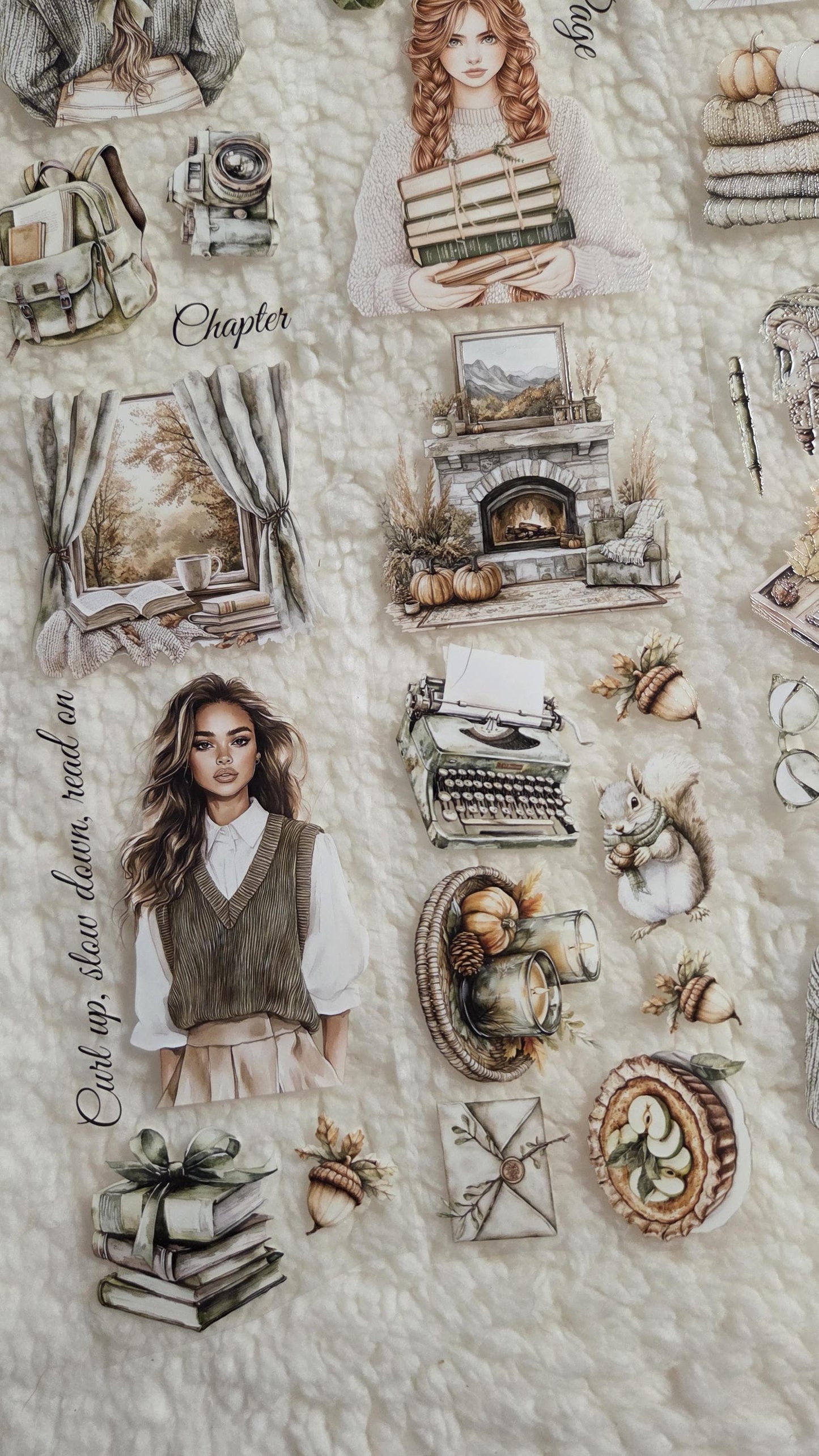 Bookish Autumn - PET Tape | Scrapbooking & Journaling Supplies