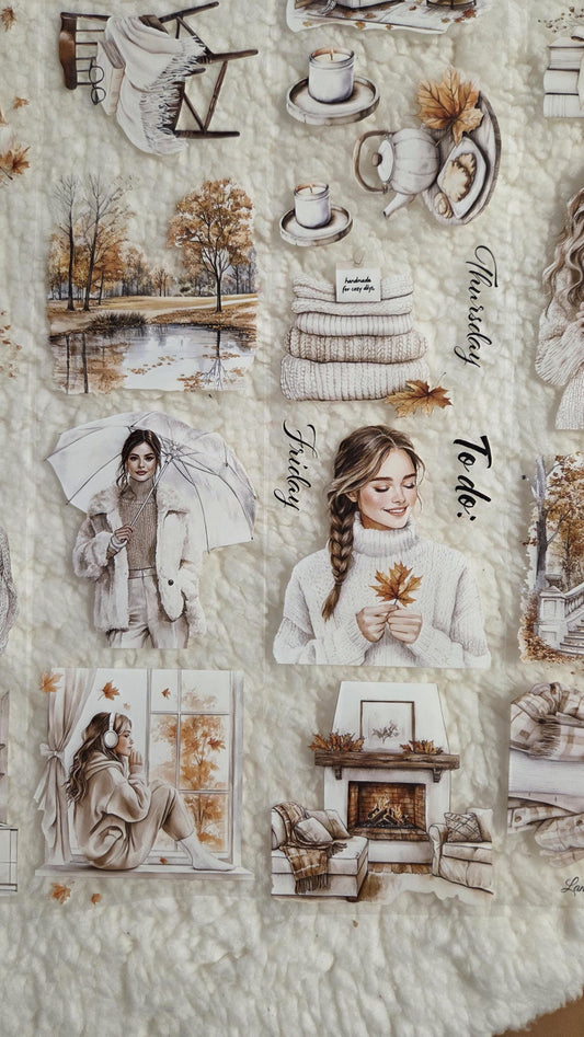 Calming Beige - PET Tape | Scrapbooking & Journaling Supplies