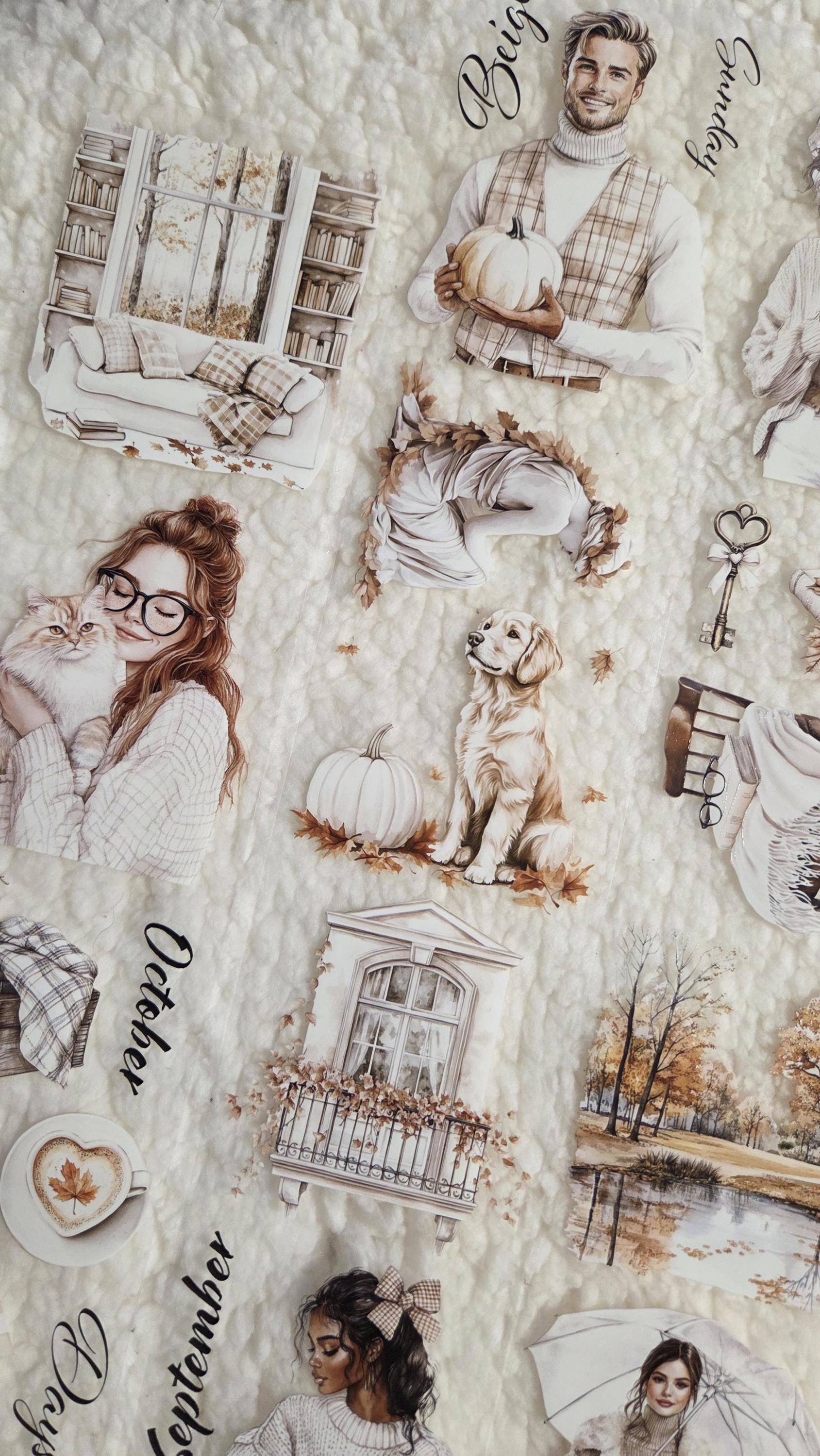 Calming Beige - PET Tape | Scrapbooking & Journaling Supplies