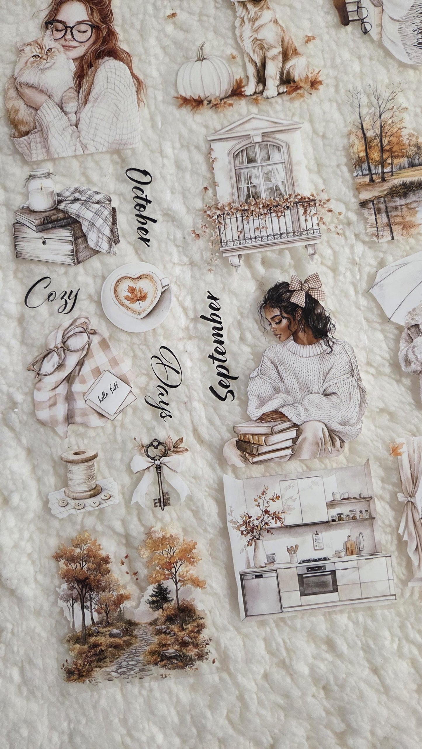 Calming Beige - PET Tape | Scrapbooking & Journaling Supplies