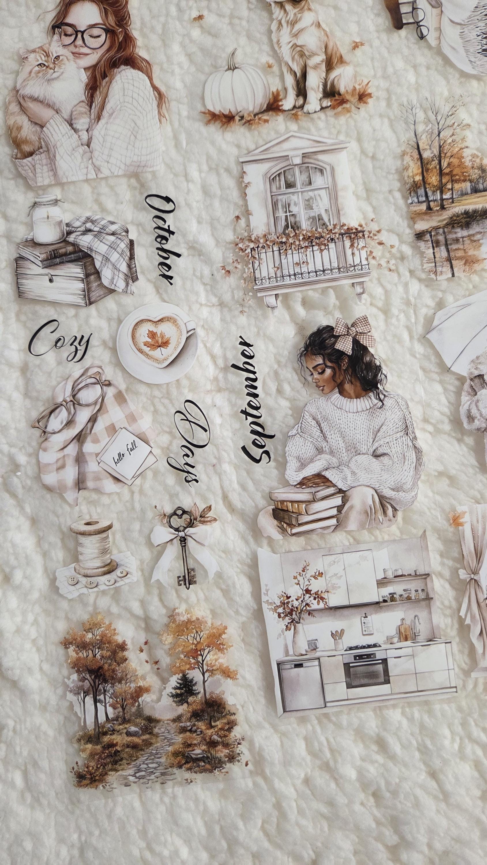 Calming Beige - PET Tape | Scrapbooking & Journaling Supplies