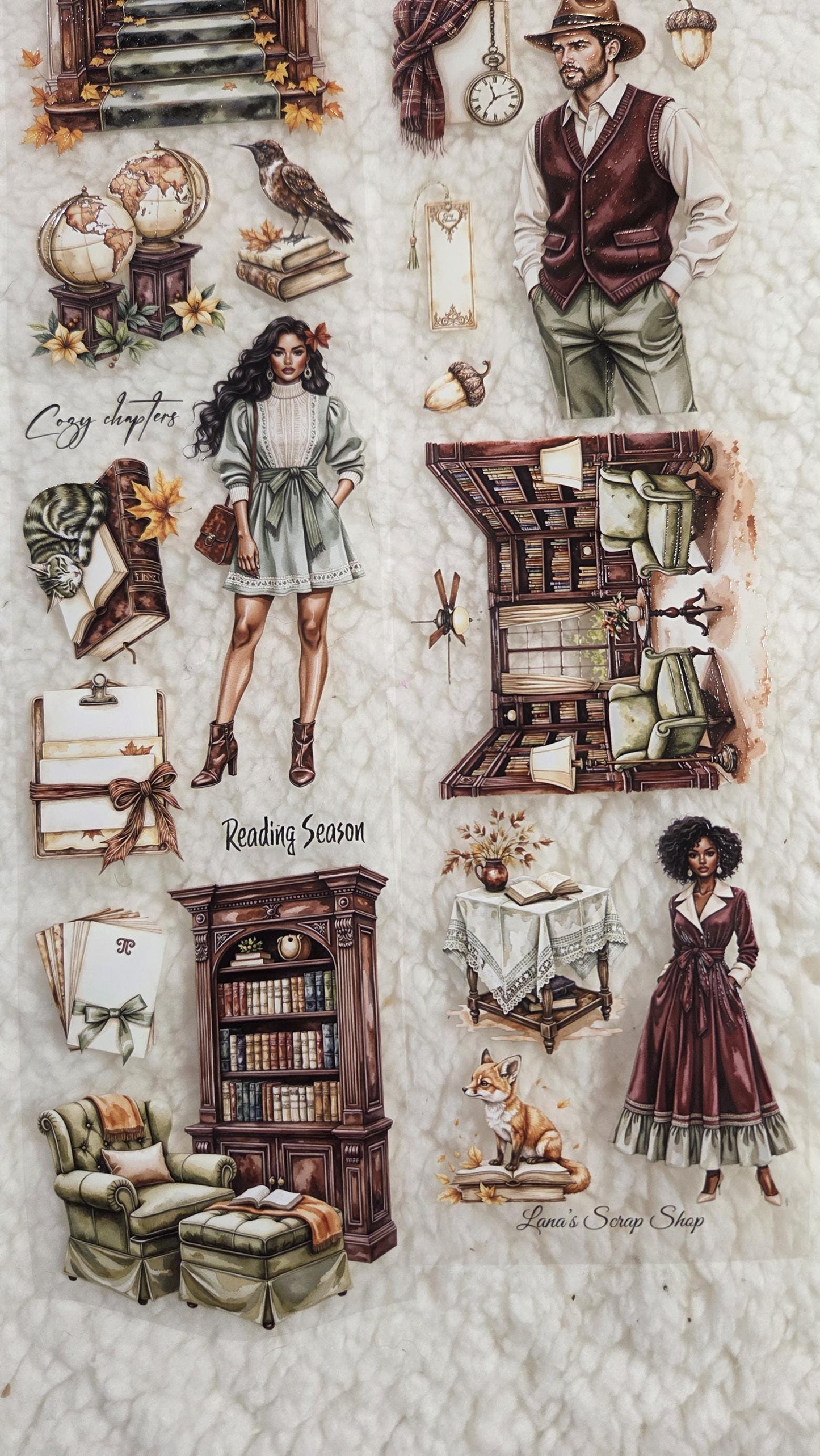 Cozy Chapters - PET Tape | Scrapbooking & Journaling Supplies