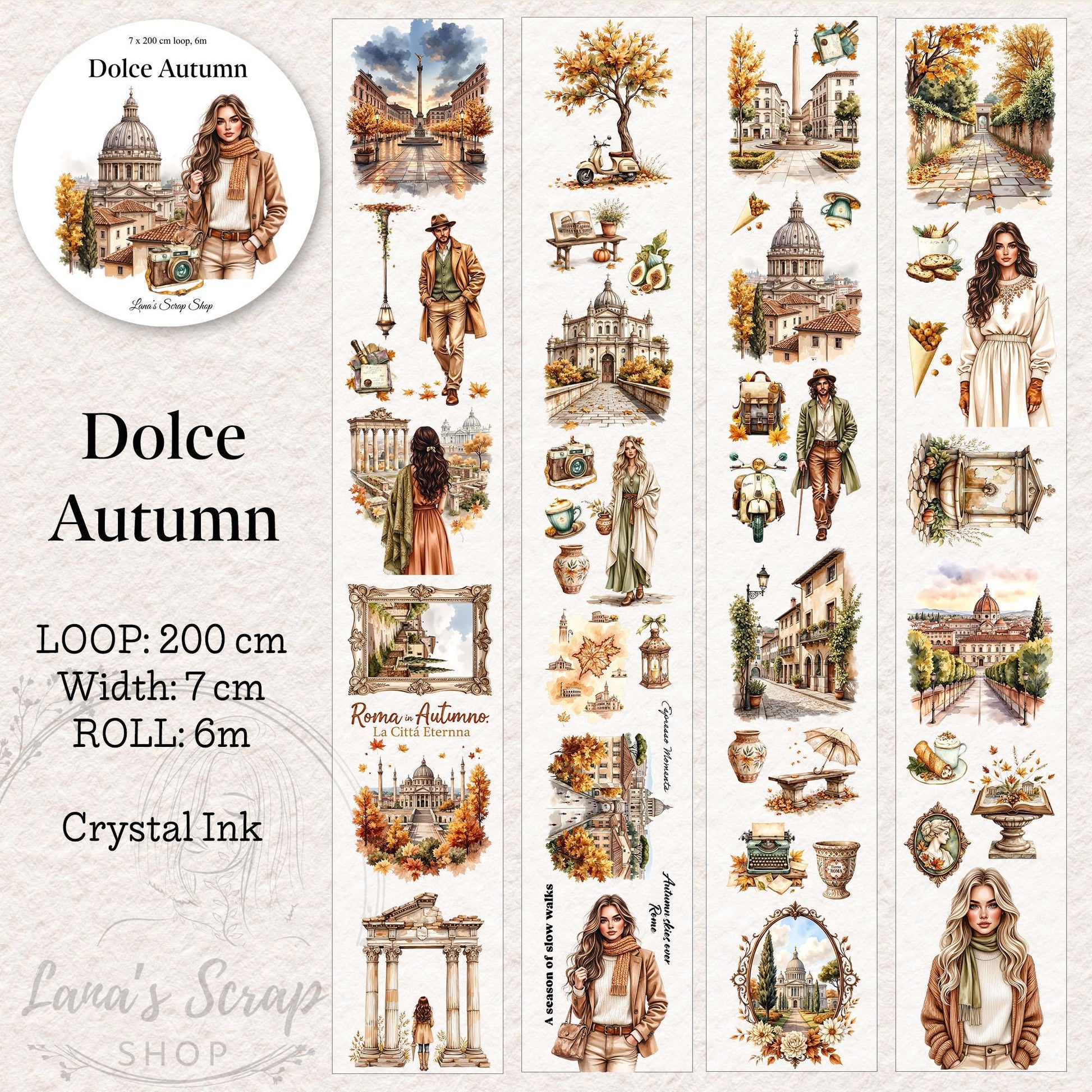 Dolce Autumn - PET Tape | Scrapbooking & Journaling Supplies