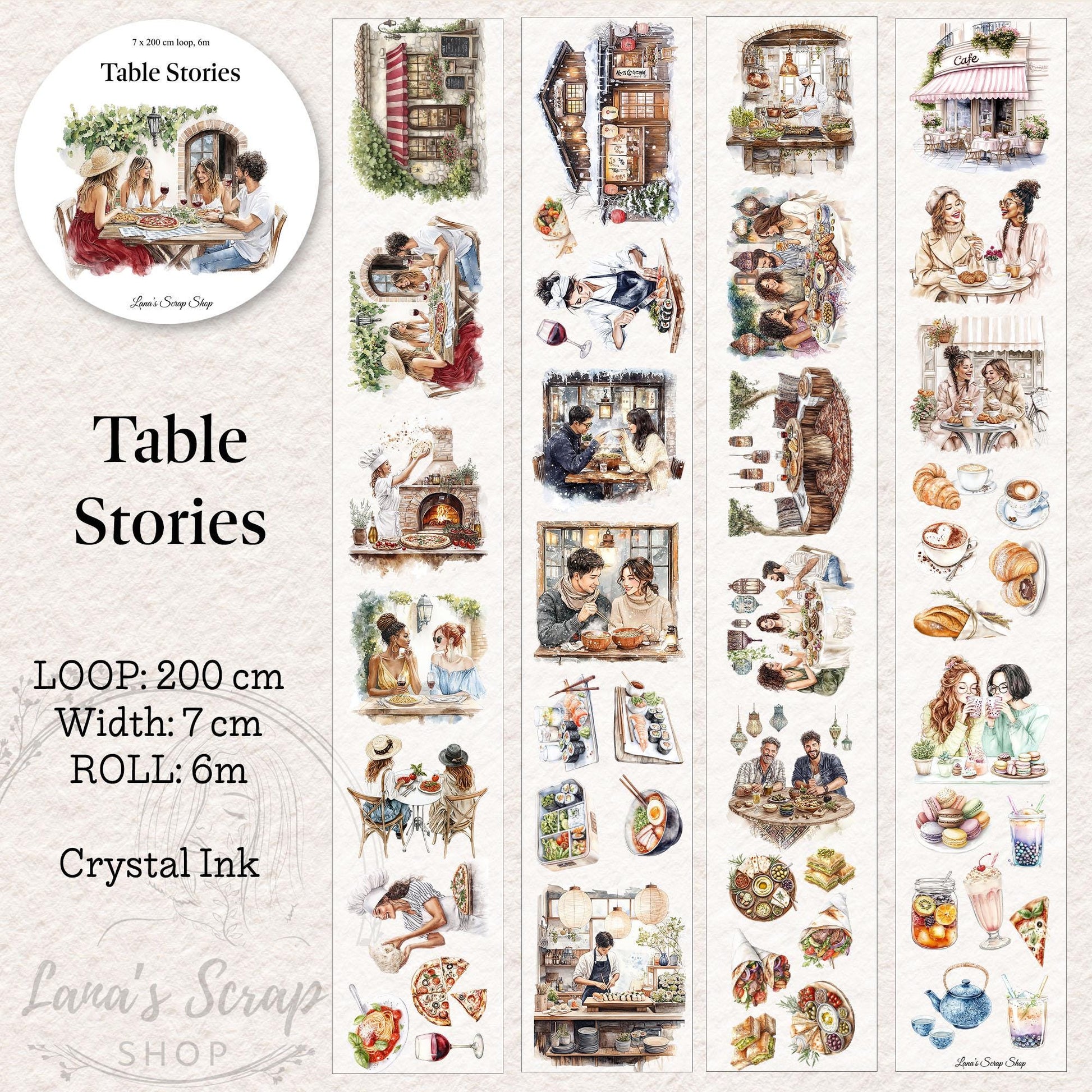 Table Stories - PET Tape | Scrapbooking & Journaling Supplies