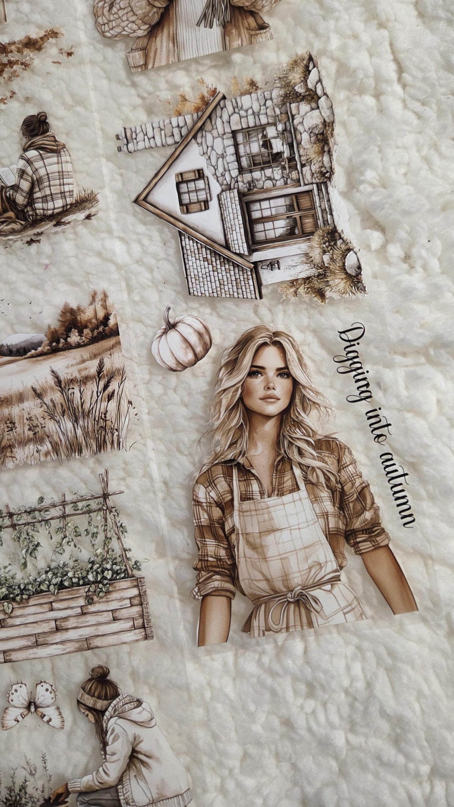 Autumn Gardening - PET Tape | Scrapbooking & Journaling Supplies