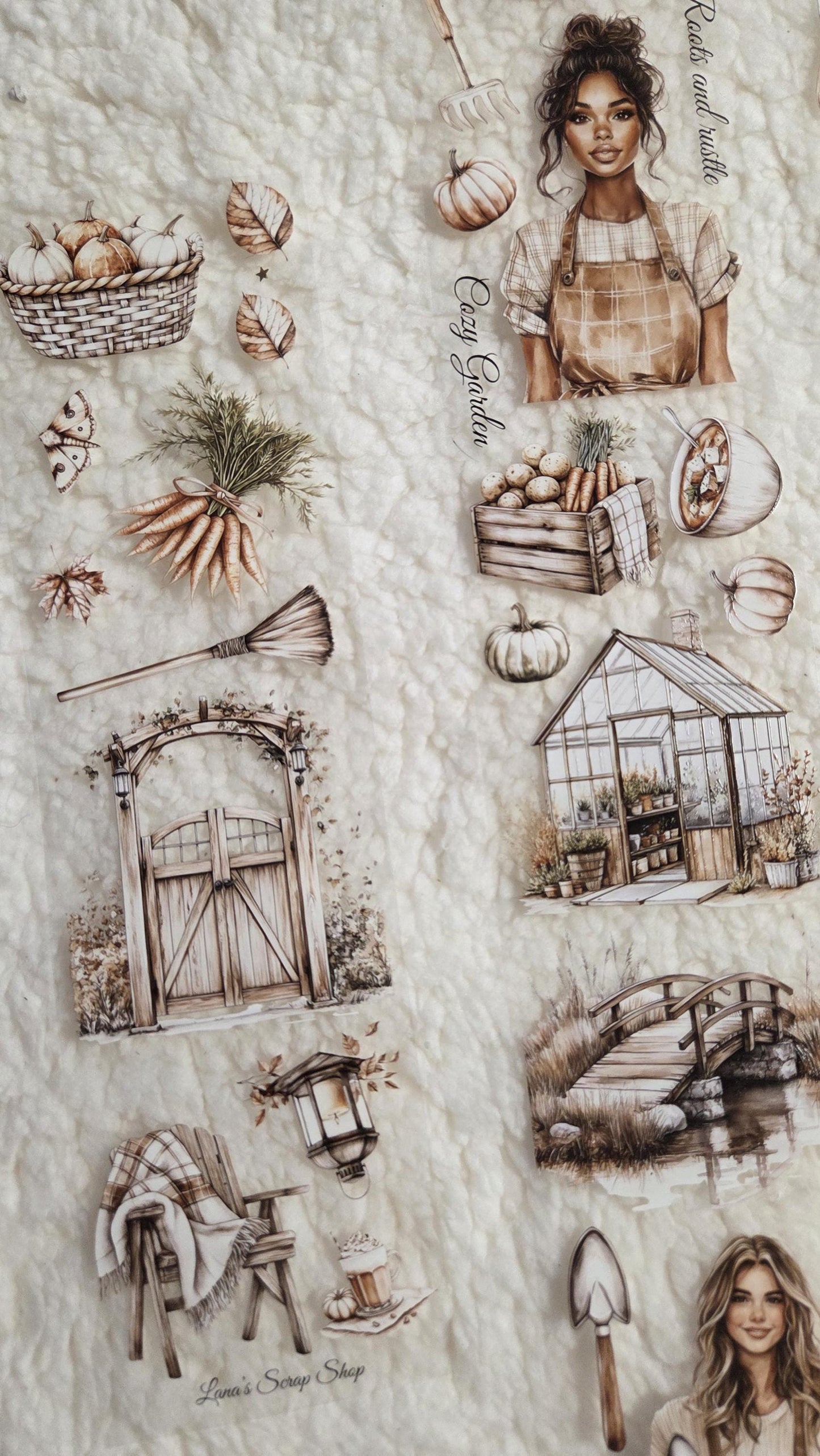 Autumn Gardening - PET Tape | Scrapbooking & Journaling Supplies