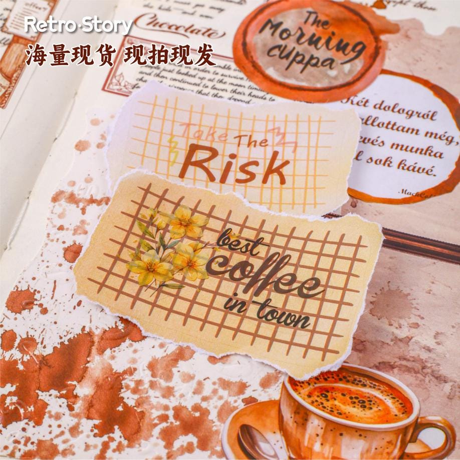 Grid Rhyme PET Layering Stickers • 20 stickers