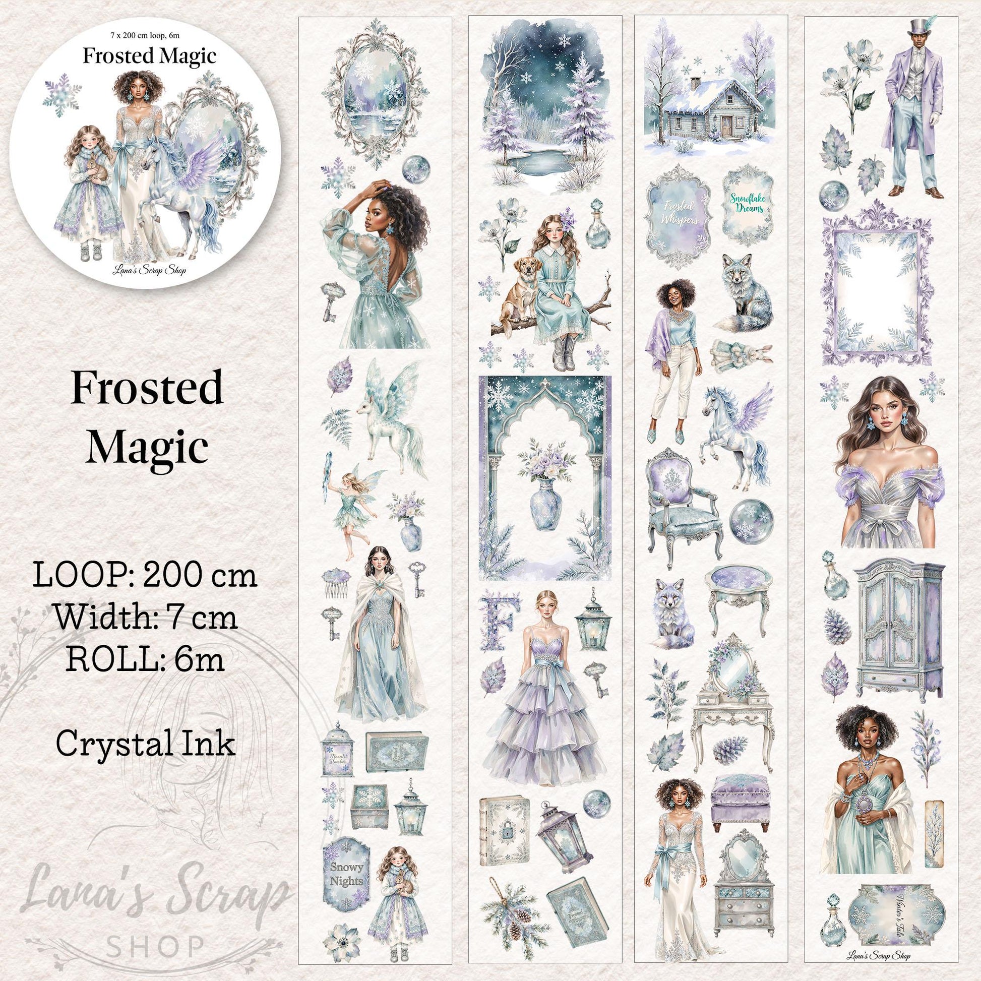 Frosted Magic - PET Tape | Scrapbooking & Journaling Supplies