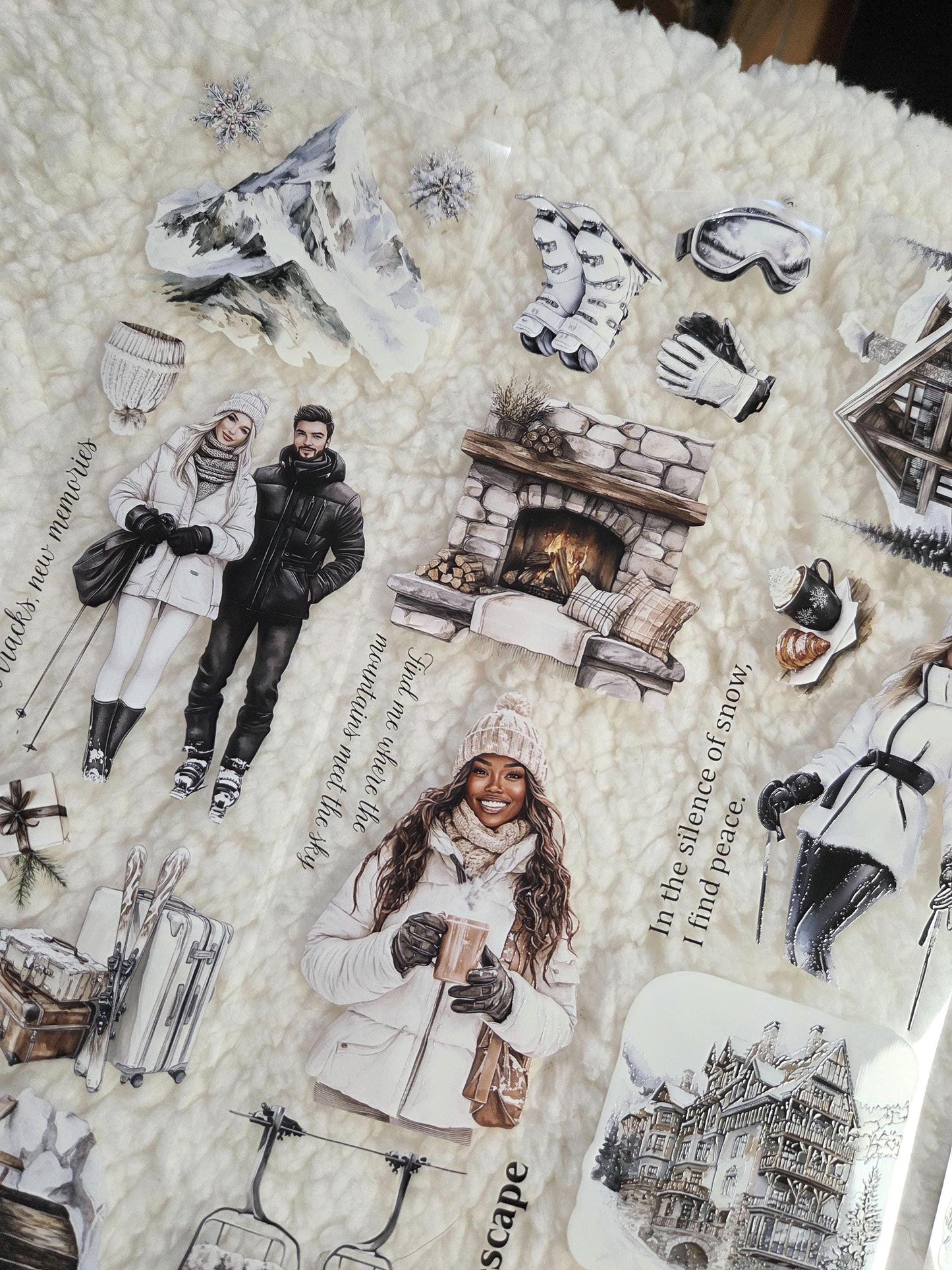 Ski Lodge Memories - PET Tape | Scrapbooking & Journaling Supplies