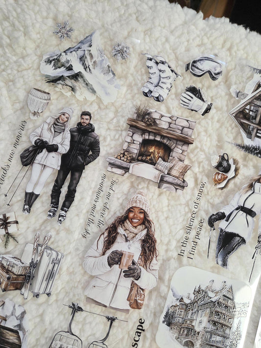 Ski Lodge Memories - PET Tape | Scrapbooking & Journaling Supplies