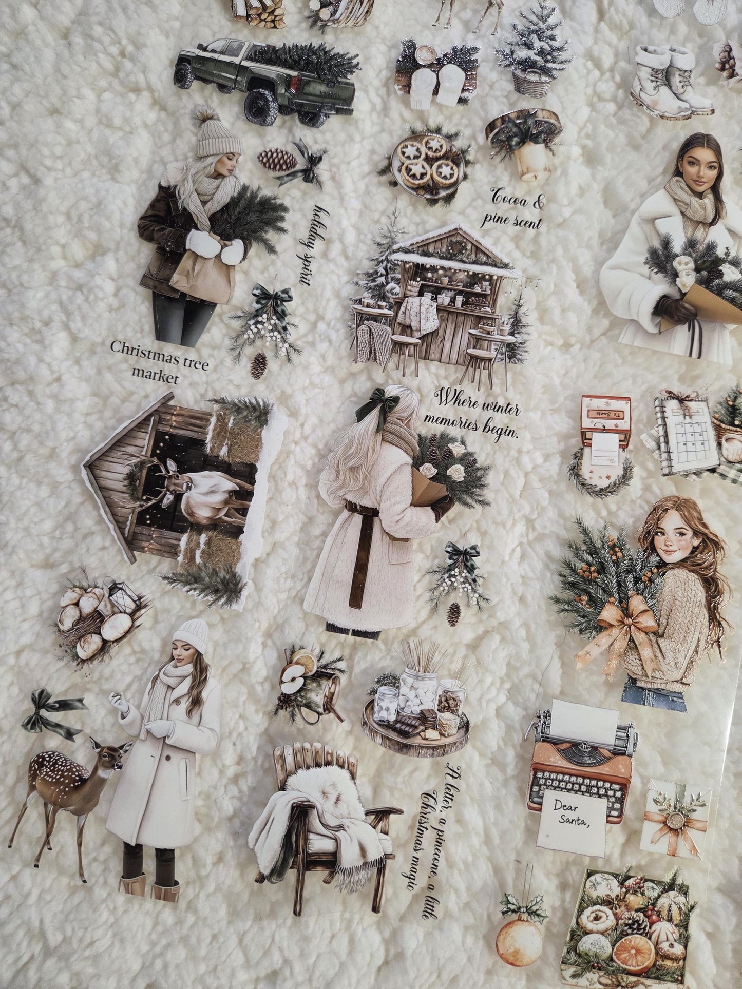 Letters and Pinecones - PET Tape | Scrapbooking & Journaling Supplies