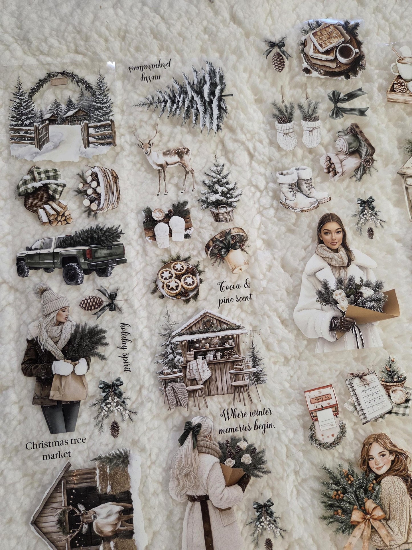 Letters and Pinecones - PET Tape | Scrapbooking & Journaling Supplies
