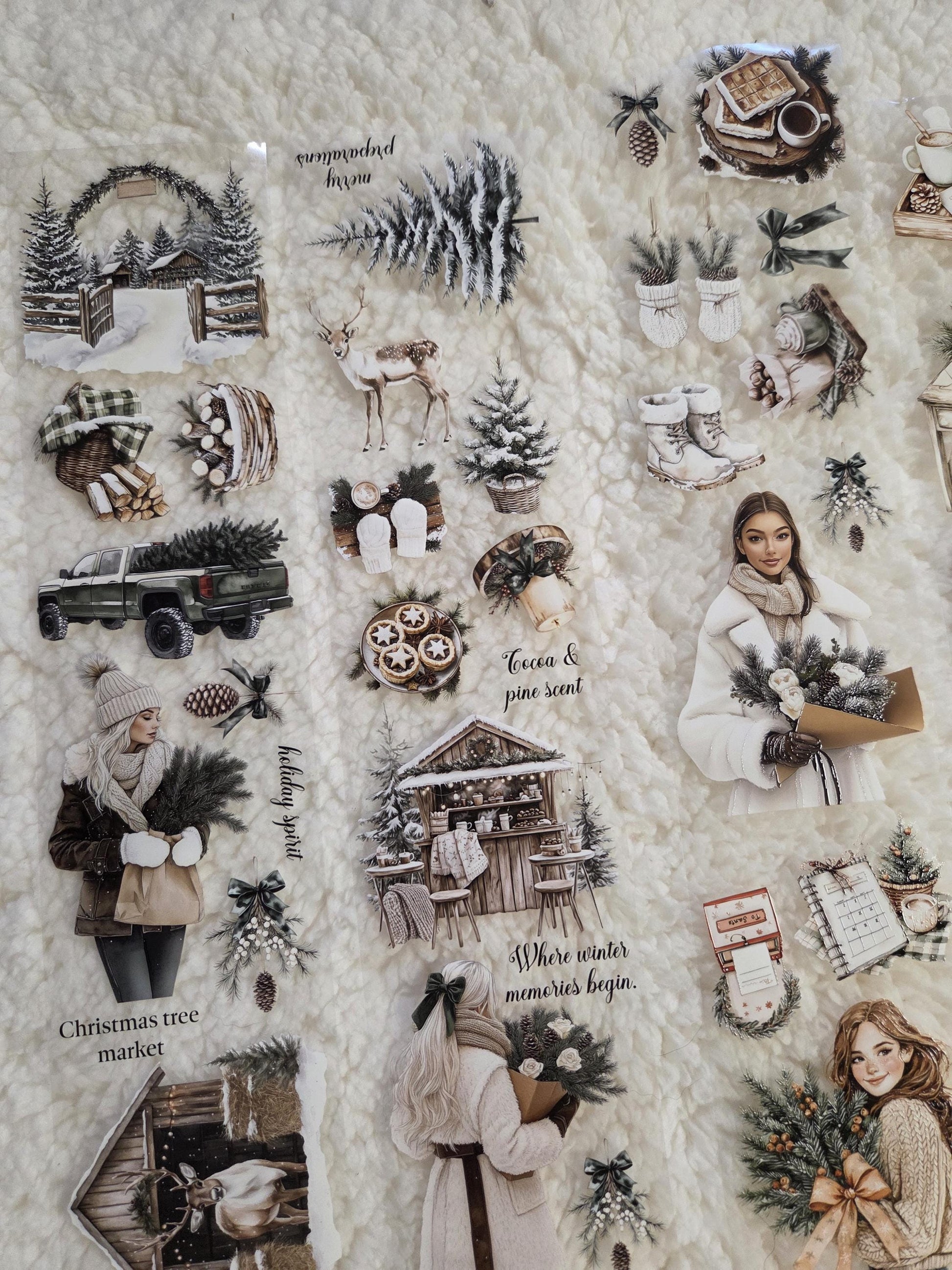 Letters and Pinecones - PET Tape | Scrapbooking & Journaling Supplies