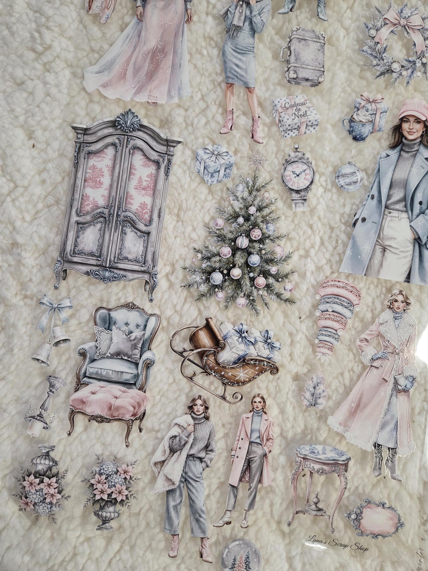 Frosted Grace - PET Tape | Scrapbooking & Journaling Supplies